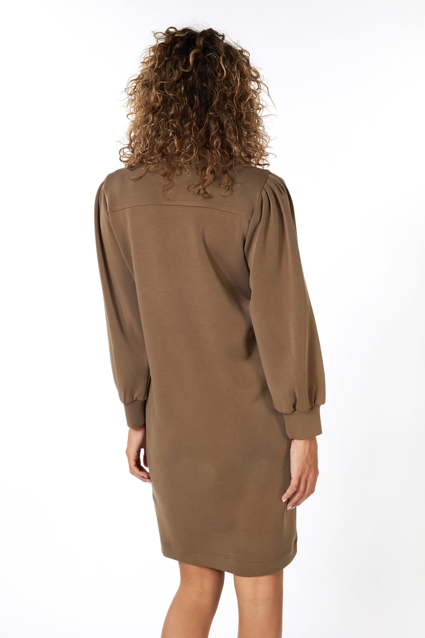 DRESS ZIPPER MODAL ARMY GREEN 4