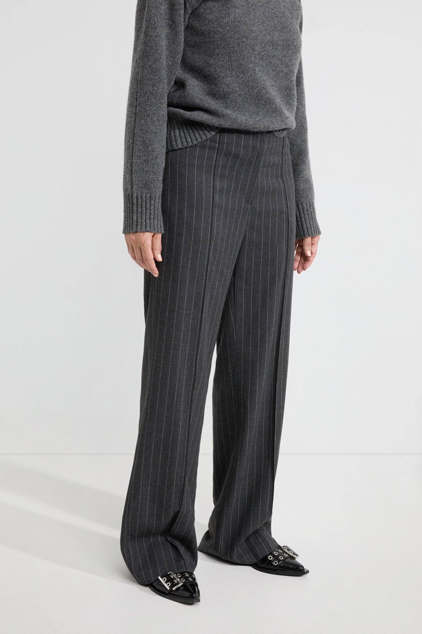 AXEL TROUSERS ANTHRACITE STRIPE 1