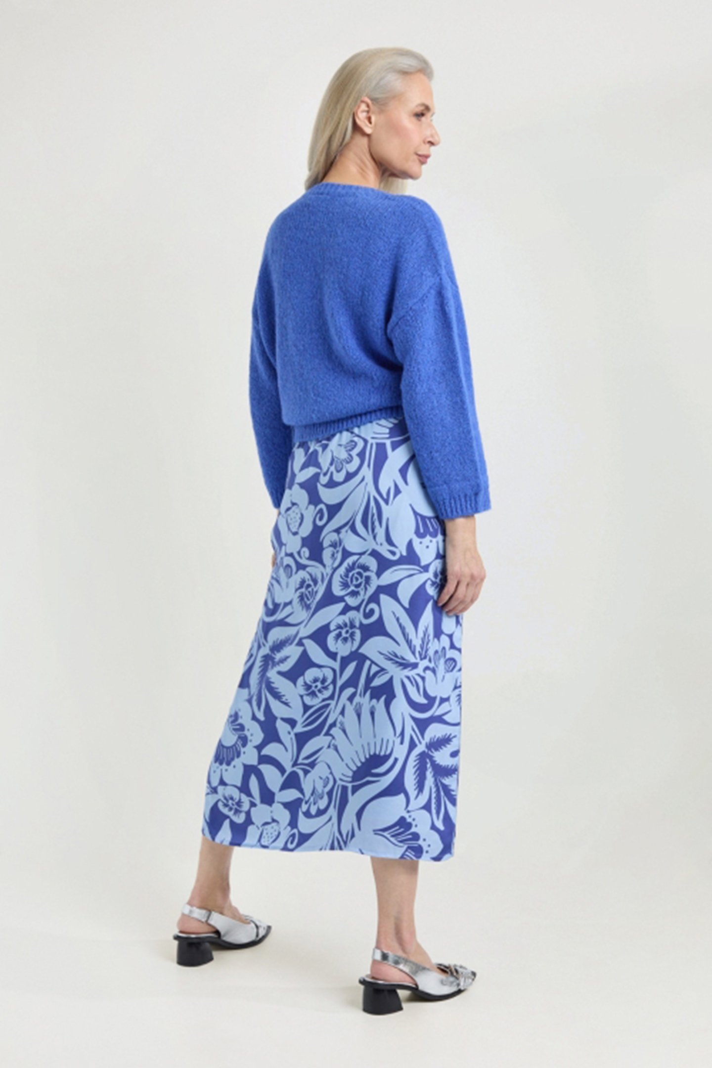 SIA SKIRT OCEAN BLUE PRINT 3