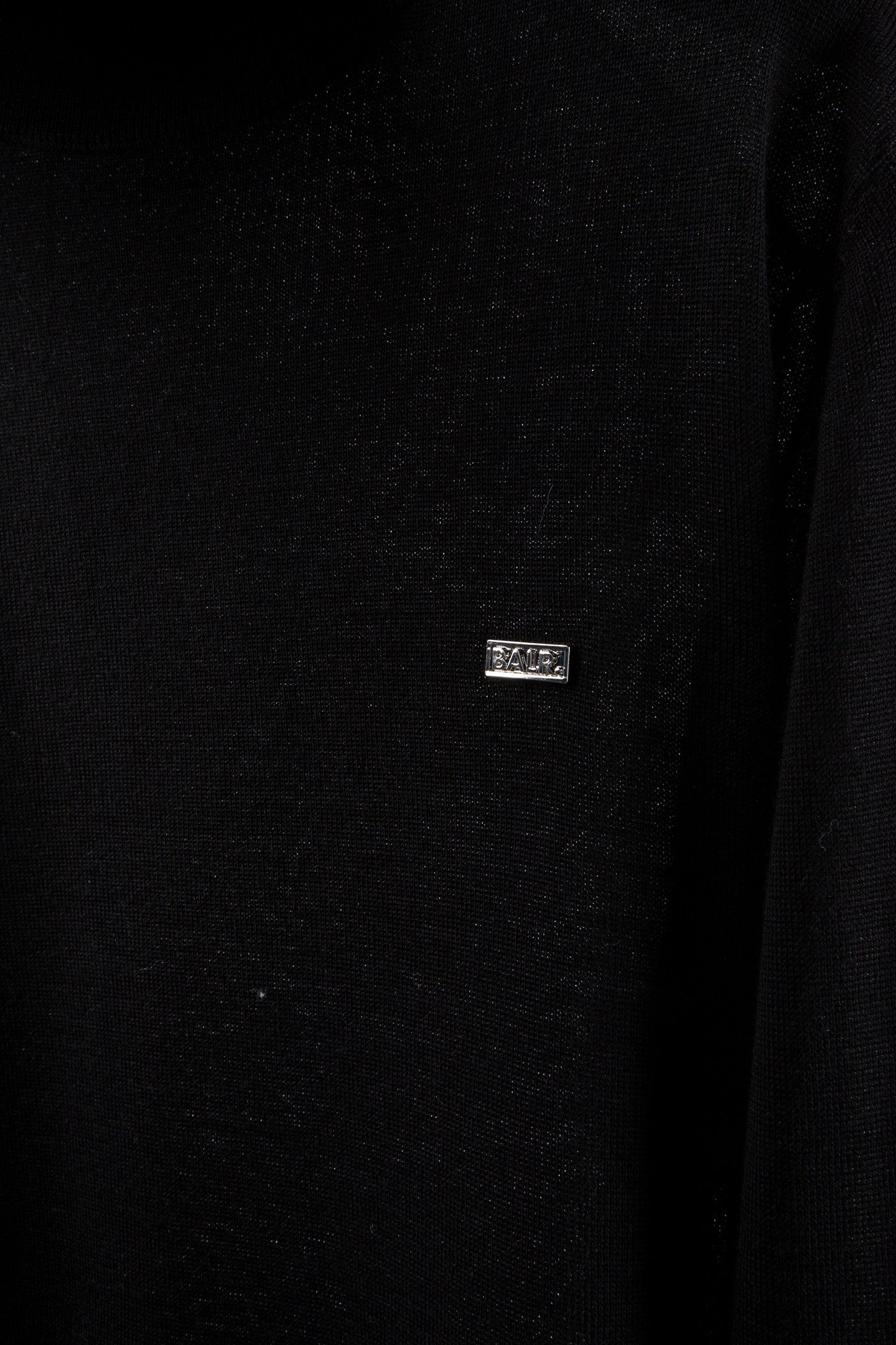 ROSS BADGE REGULAR KNITTED TURTLE NECK JET BLACK 4