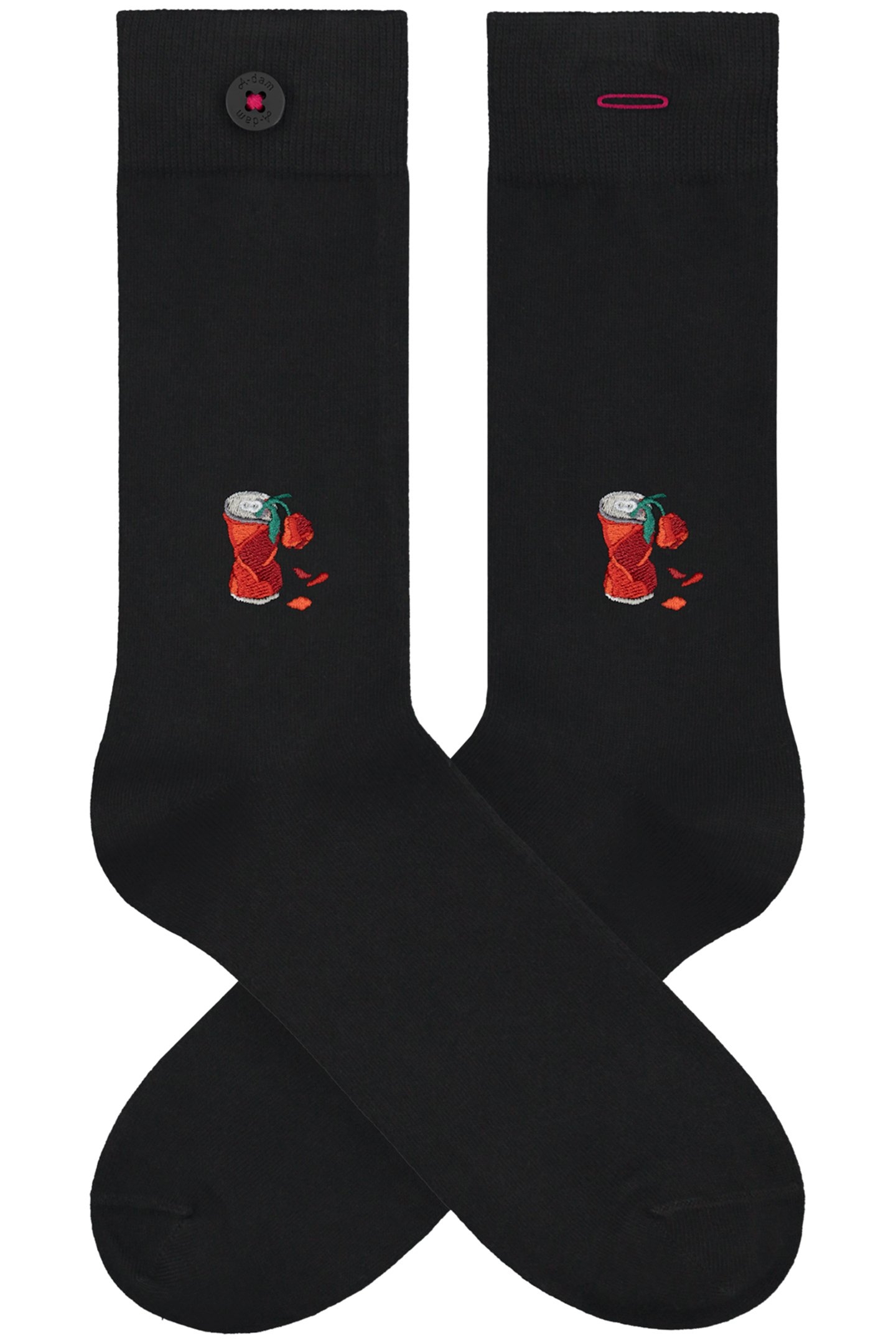 UNISEX A-DAM 4-PACK CASUAL SOCKS MULTICOLOR 3