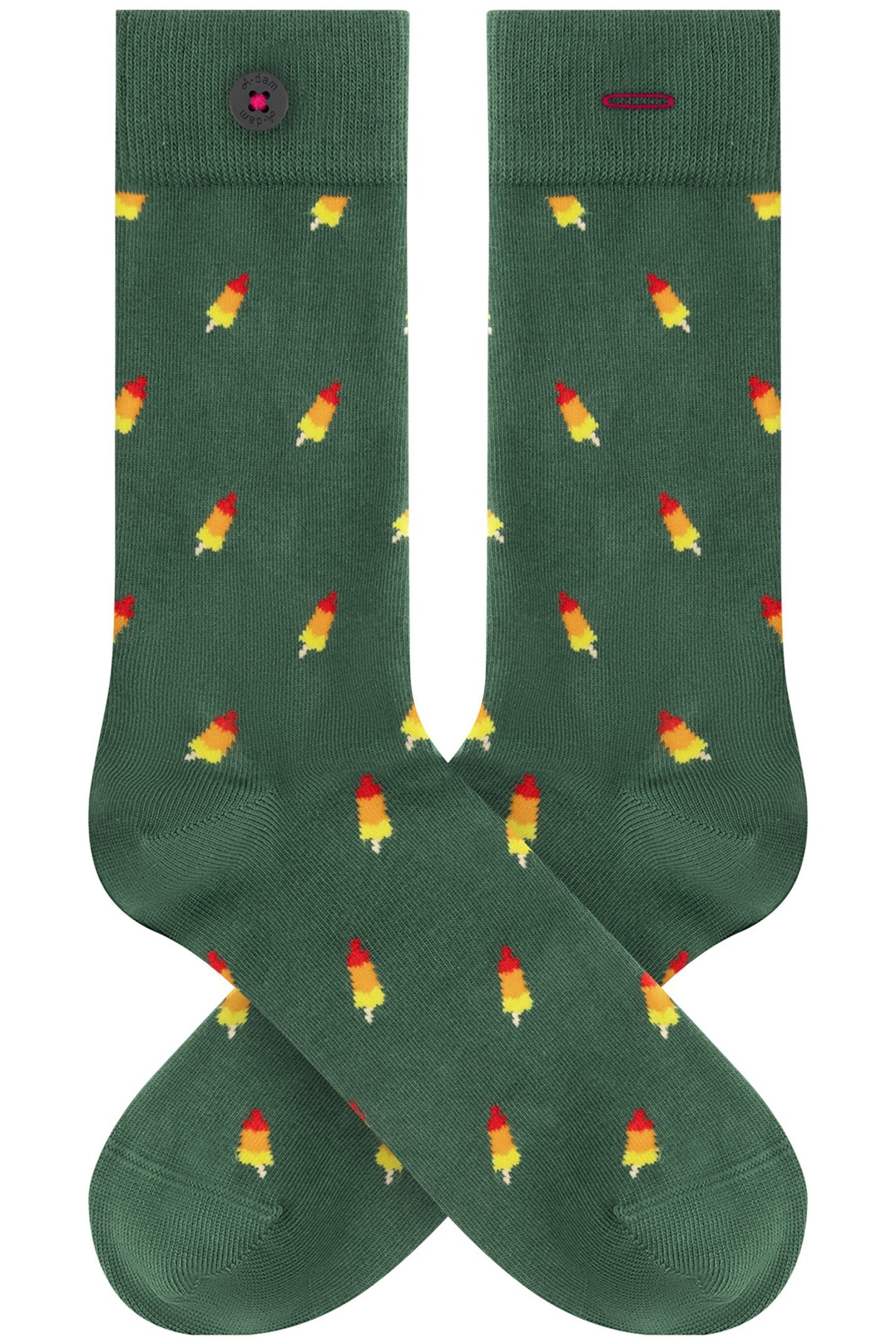 UNISEX A-DAM 4-PACK CASUAL SOCKS MULTICOLOR 4