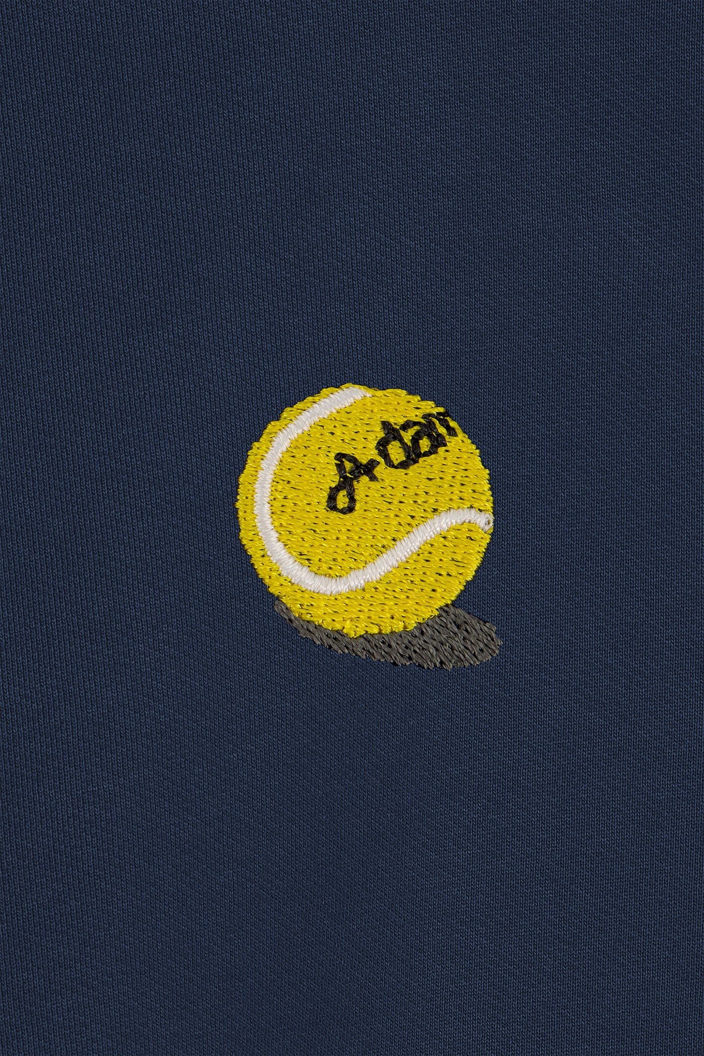 SWEATSHIRT NAVY WITH TENNIS BALL EMB BLACK IRIS 4