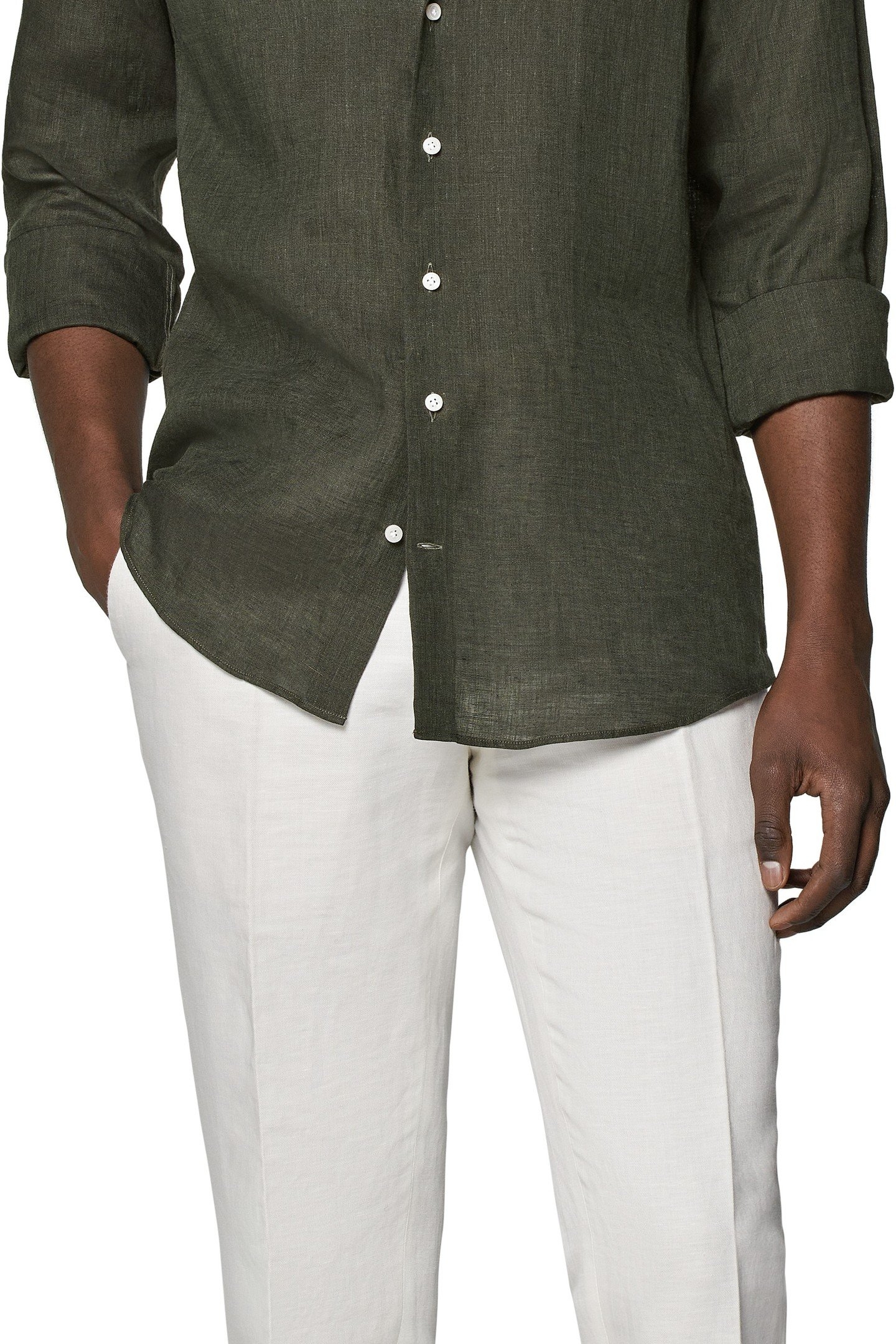 PURE LINEN GREEN GREEN 7