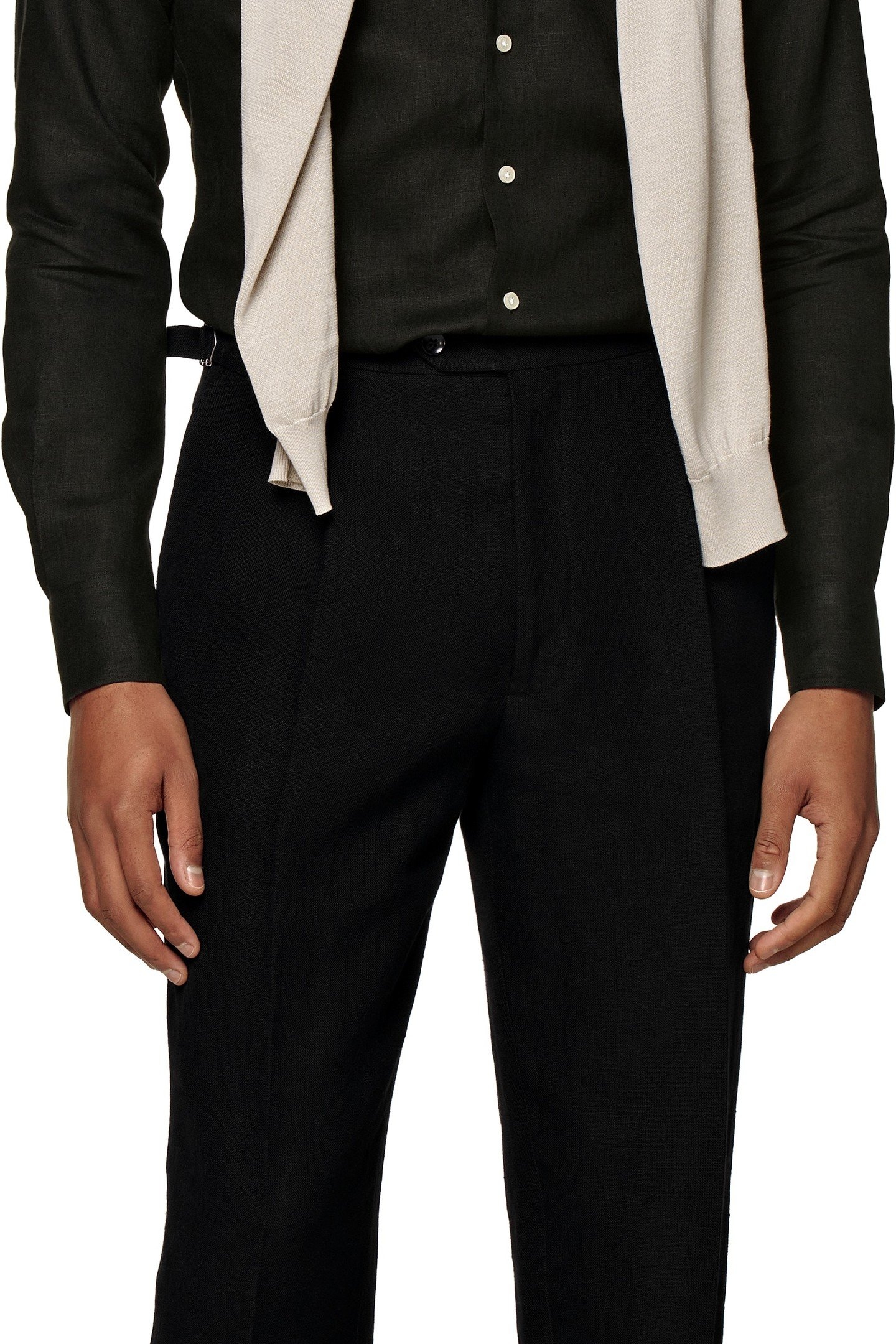 PURE LINEN BLACK BLACK 8