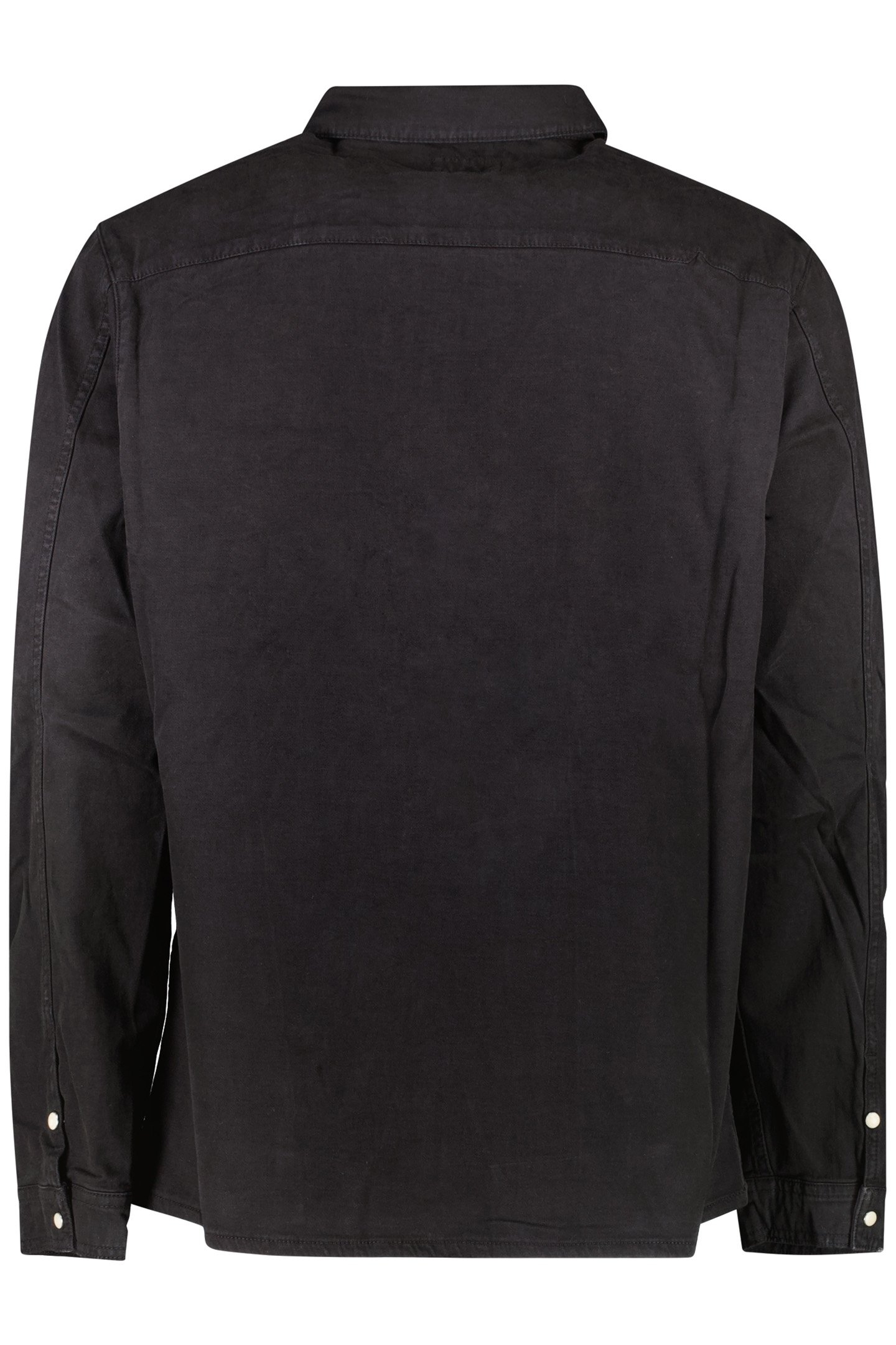 RONZO SHIRT ZIP TWILL GMD BLACK 2