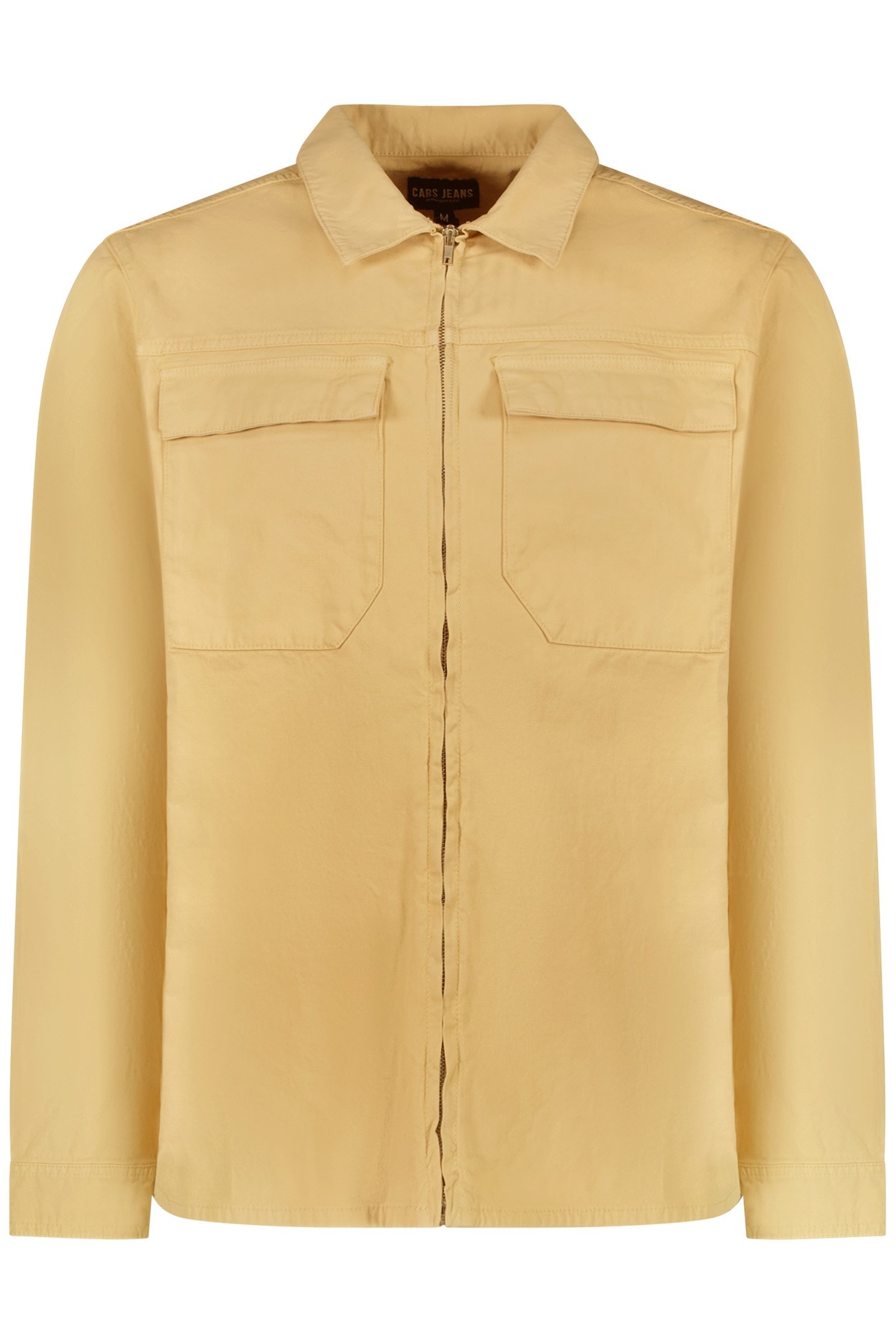 RONZO SHIRT ZIP TWILL GMD SAND 1