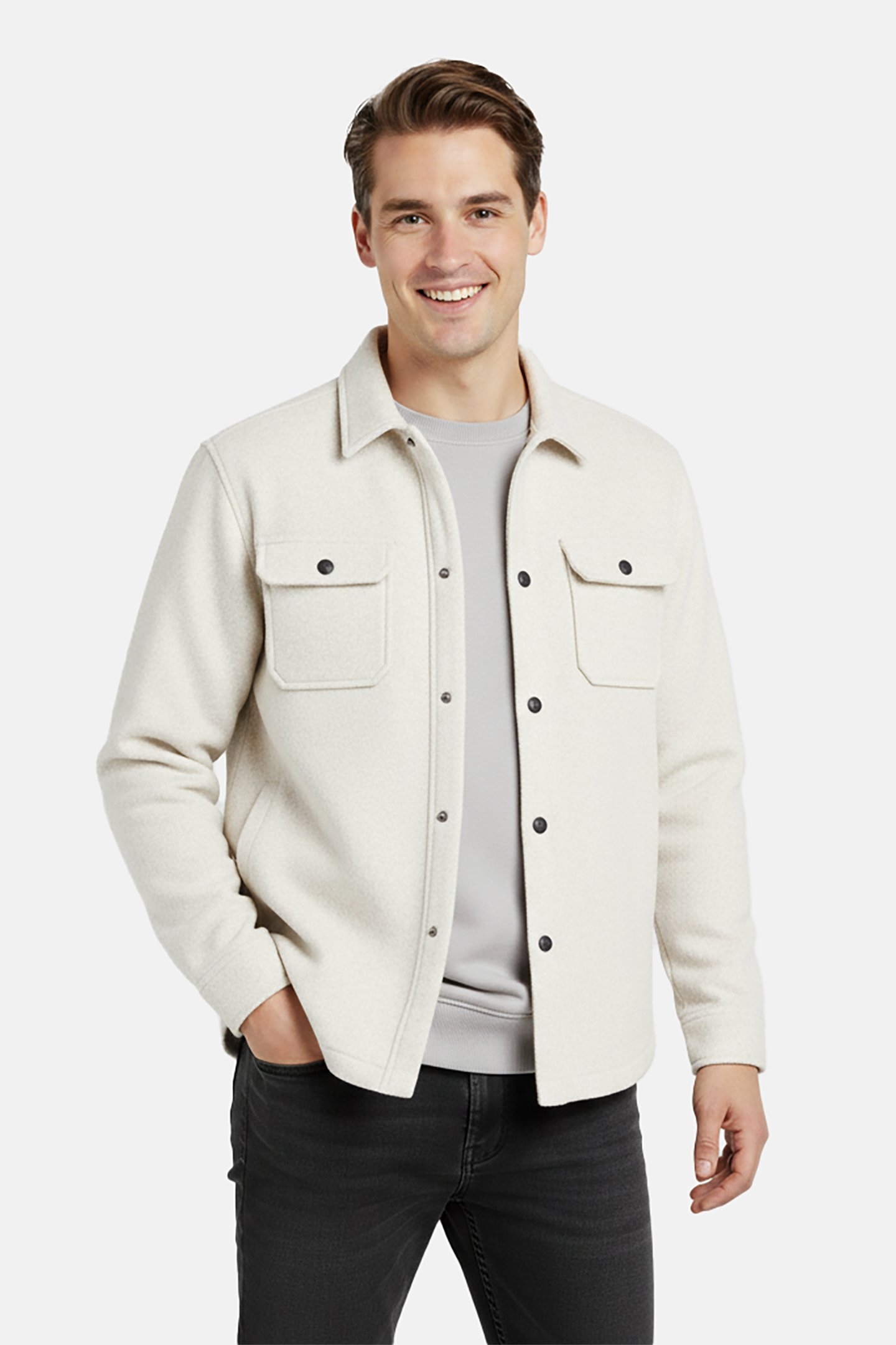 MITZEL SW SHIRT SAND 1