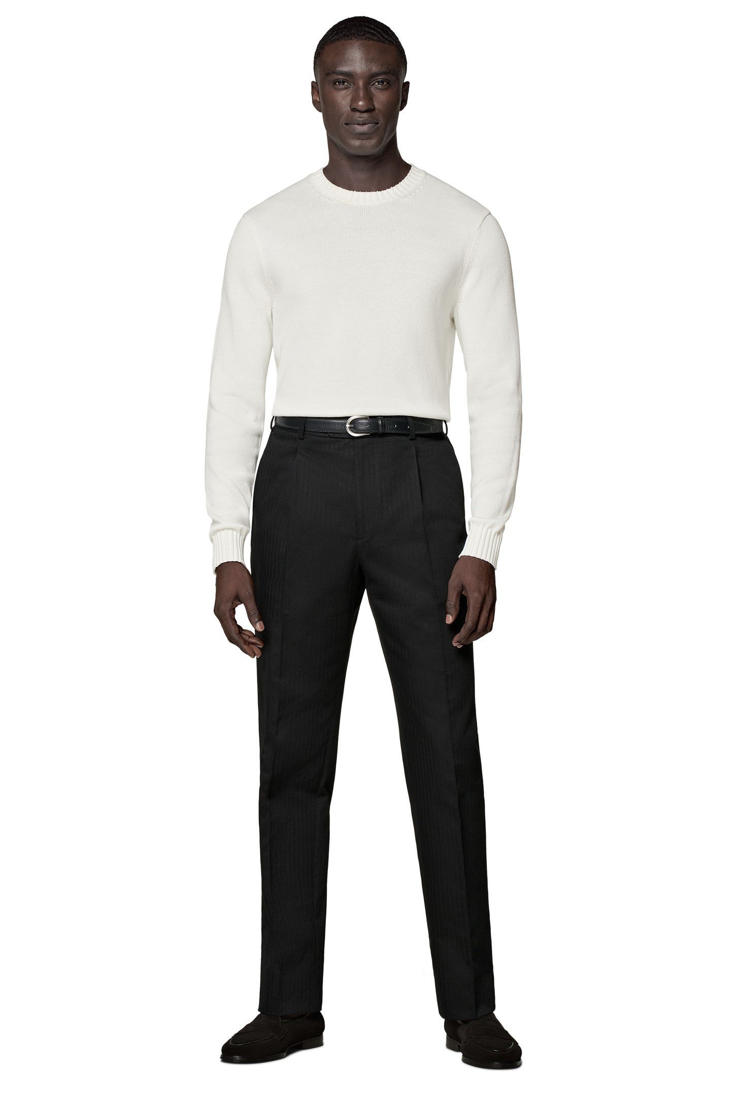 FIRENZE BLACK HERRINGBONE BLACK 2