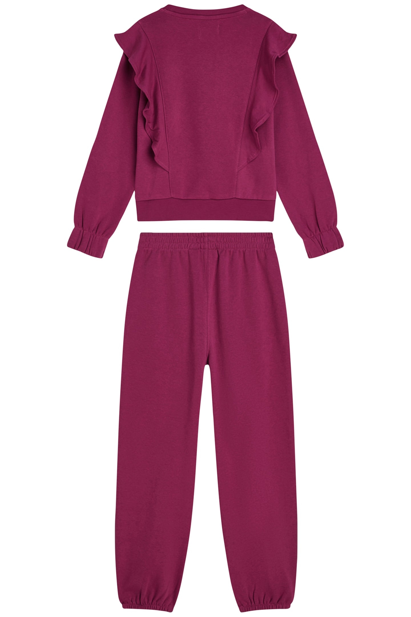 GIRLS FLEECE SET PINK/PURPLE 2