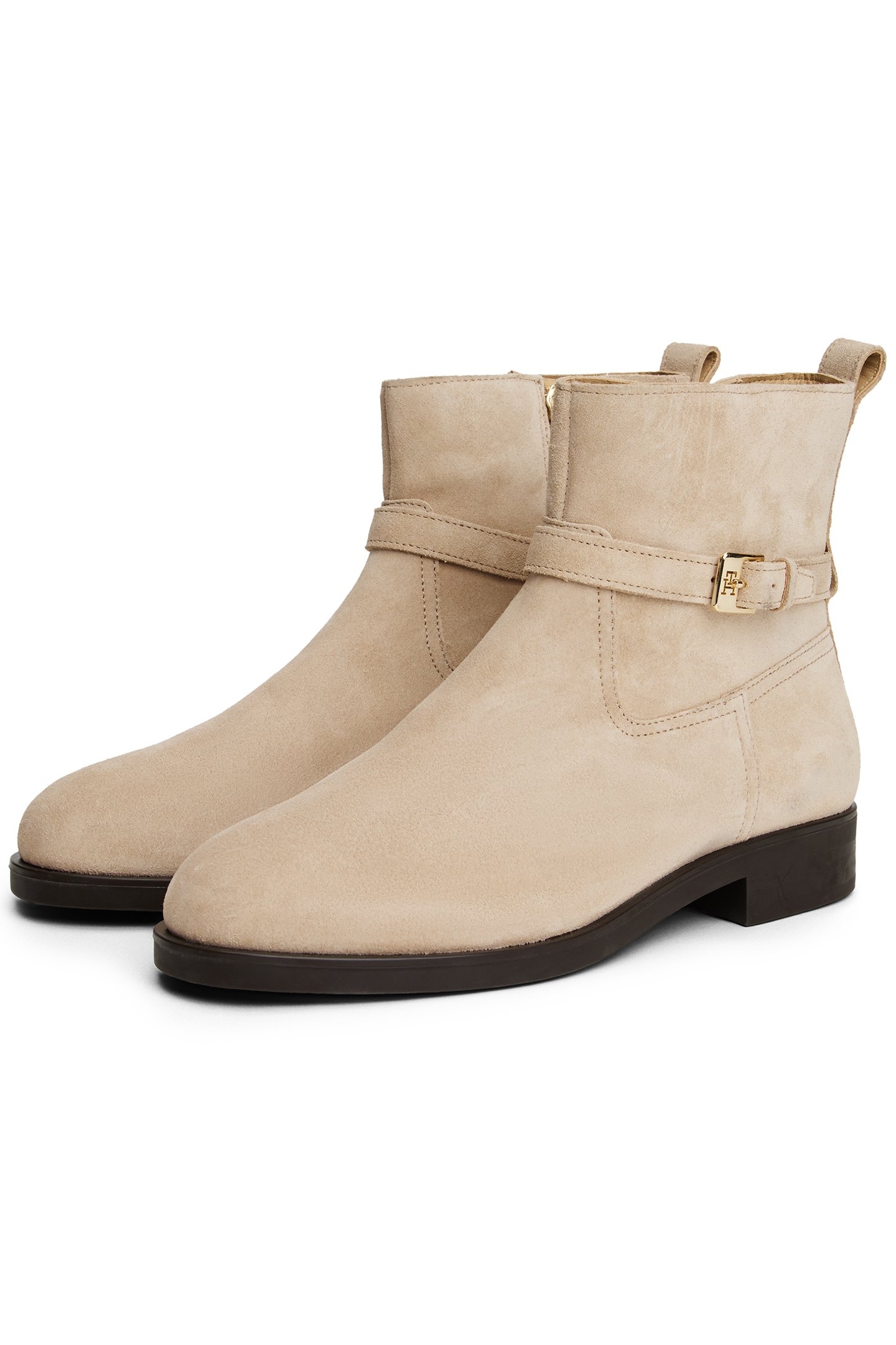 BUCKLE RIDING SUEDE BOOTS HORSERADISH 2
