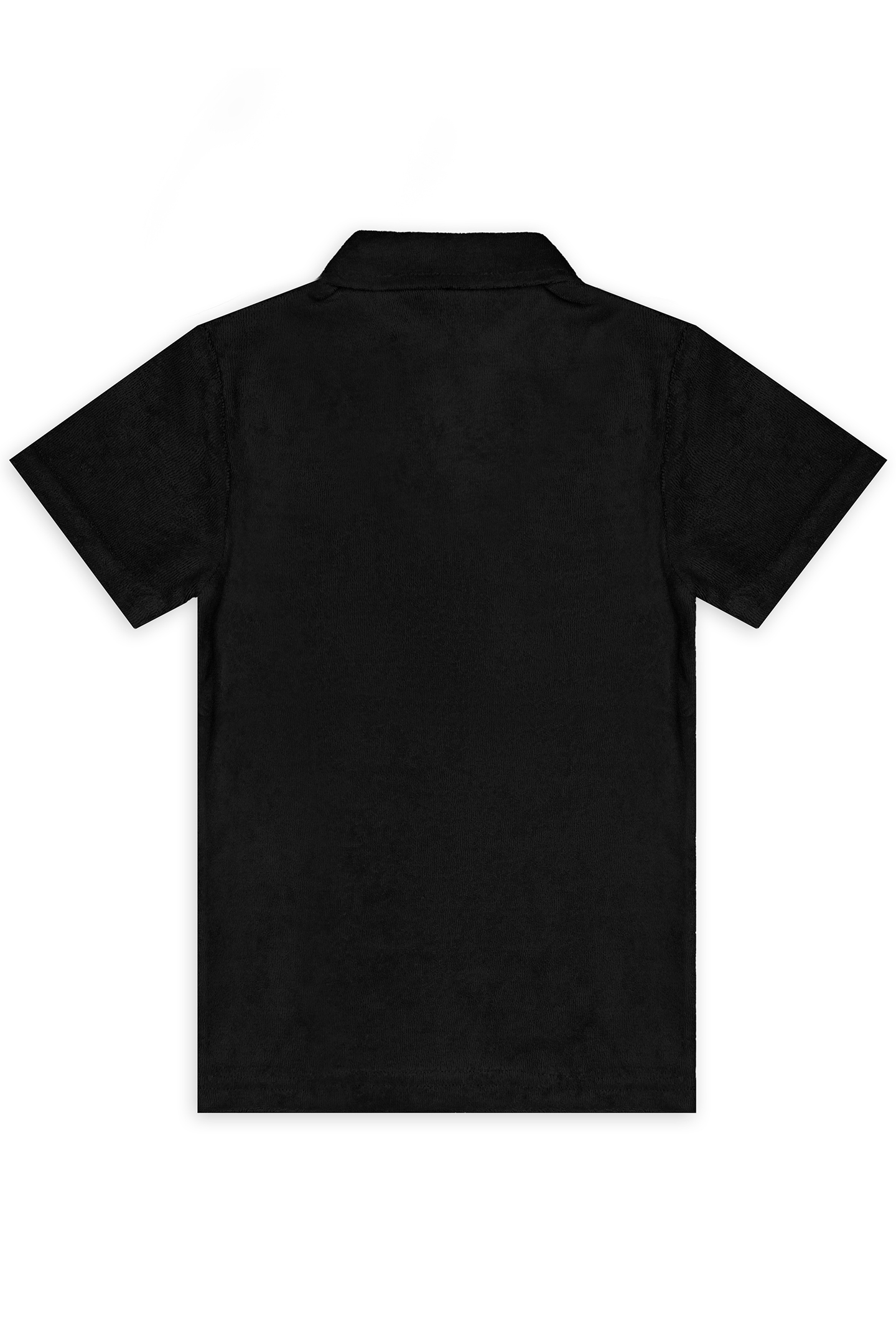 KIDS TERRY POLO BLACK 2