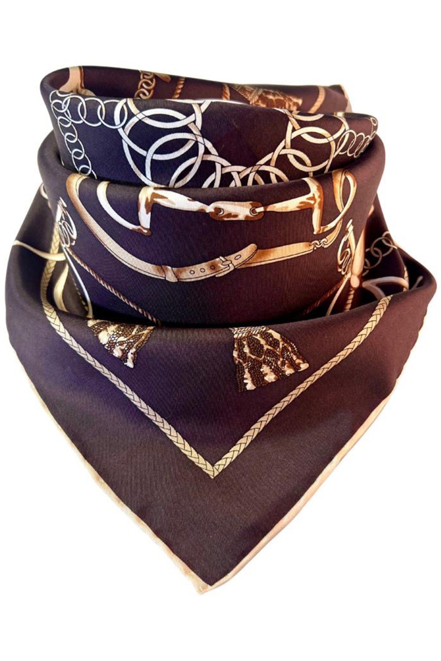 SCARF BURANO SMALL 584 BROWN 1
