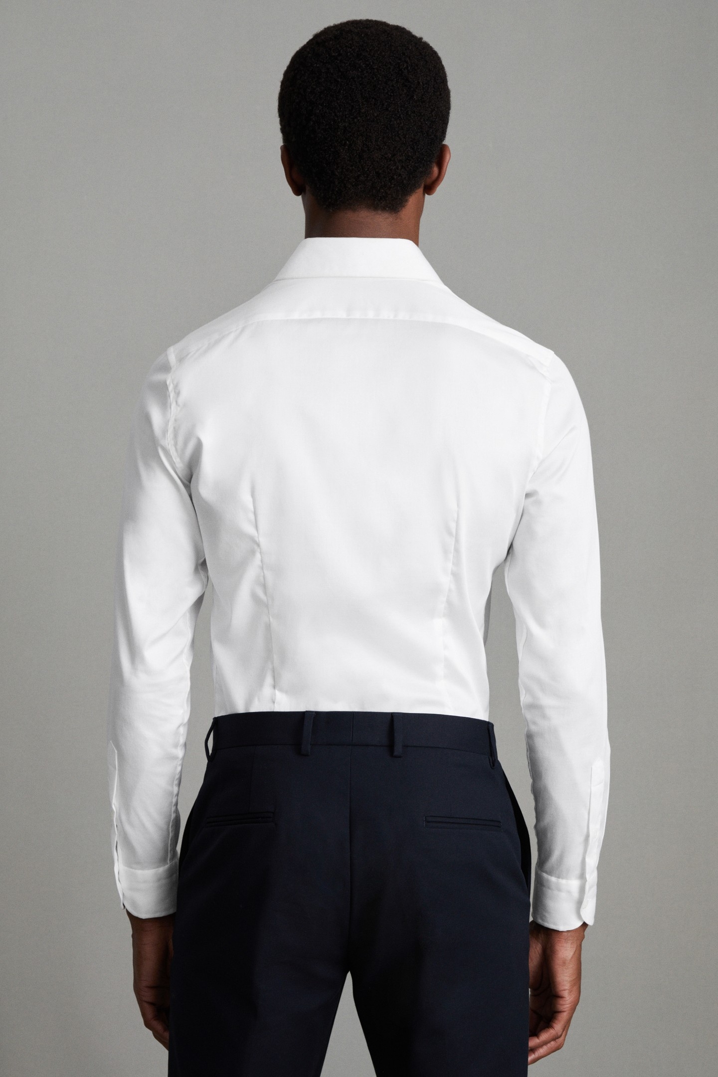 STRETCH SLIM FIT SHIRT WHITE 3