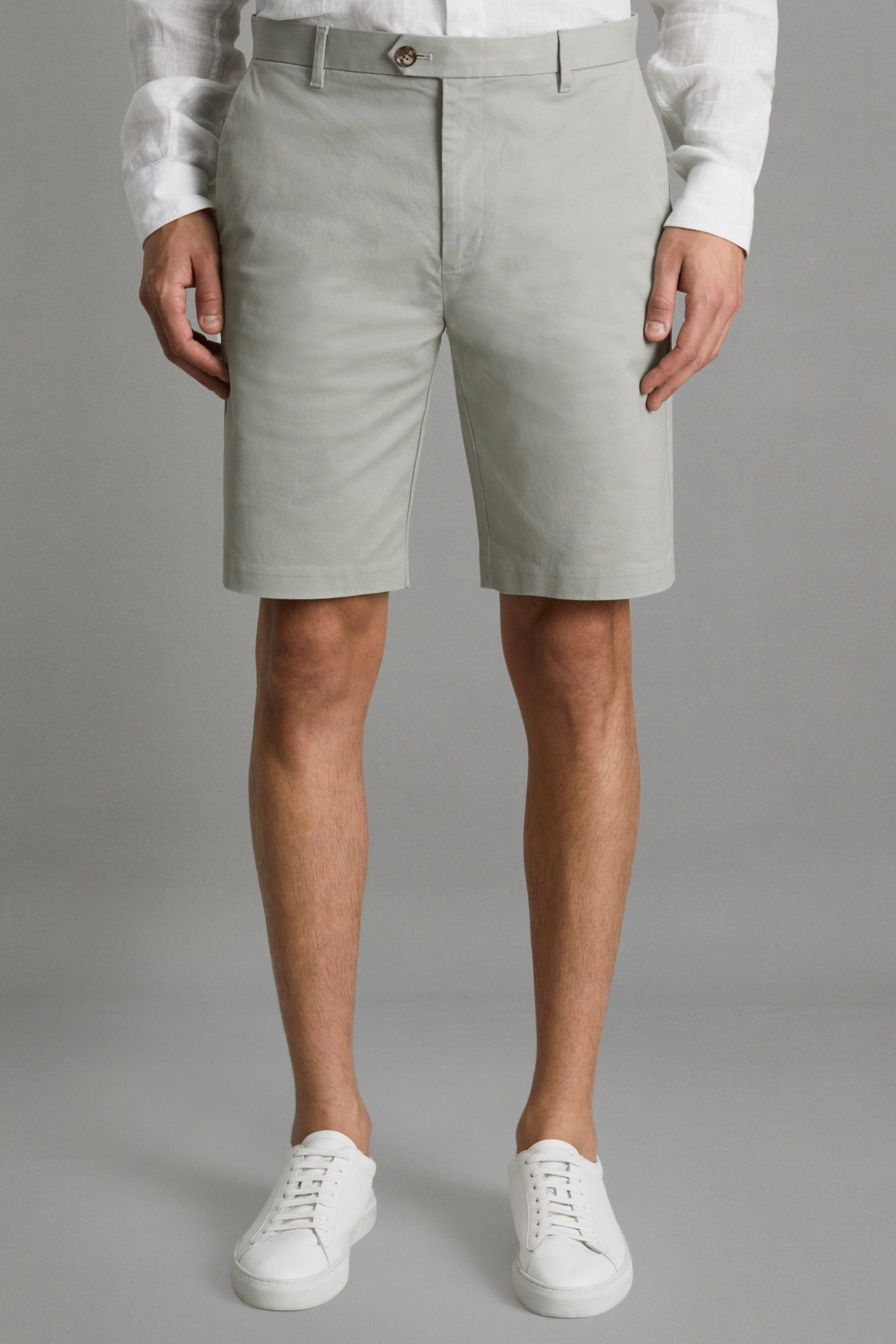 CASUAL CHINO SHORT SOFT SAGE 2