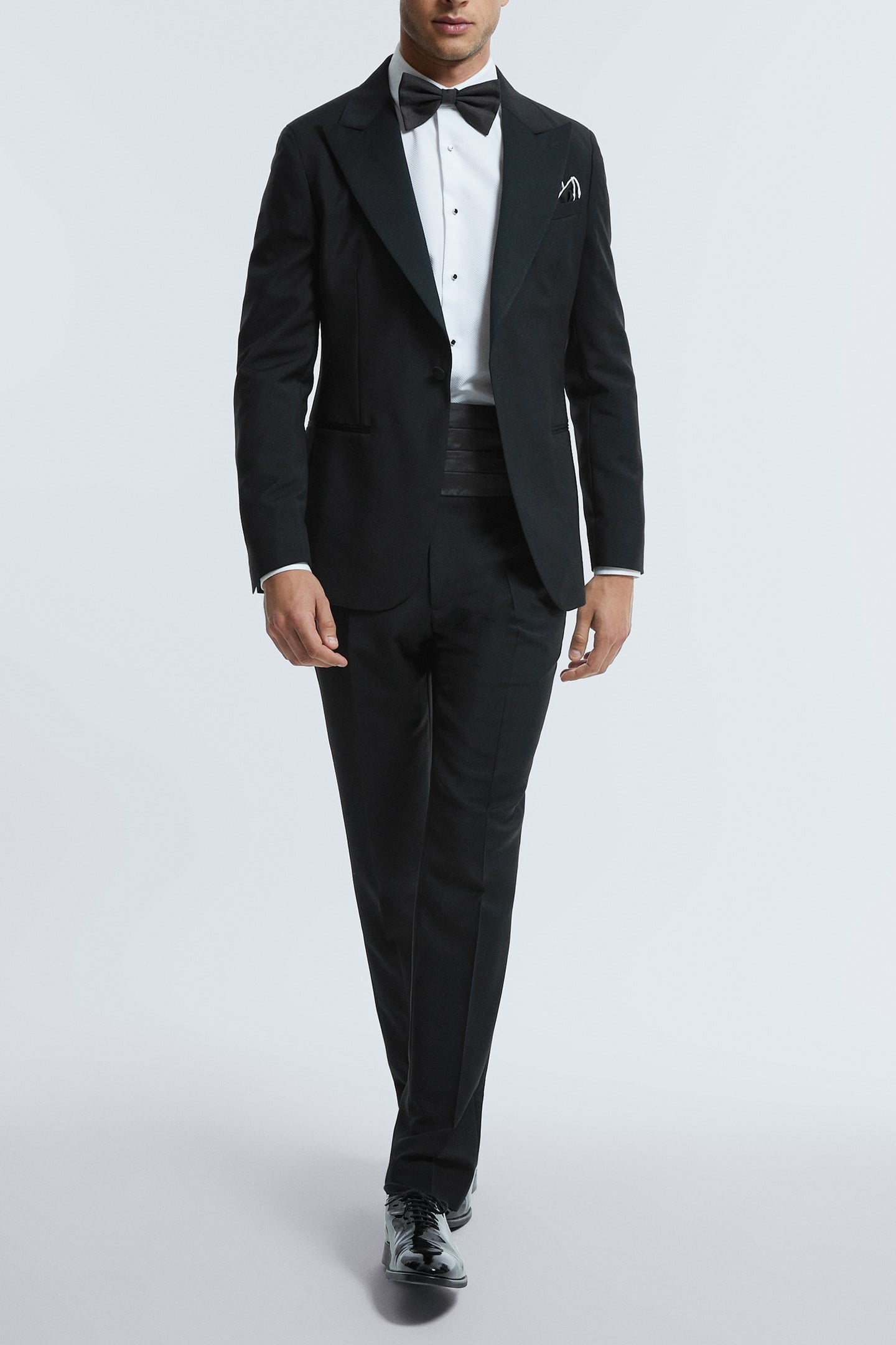 SUPER 150S TUX TROUSER BLACK 2
