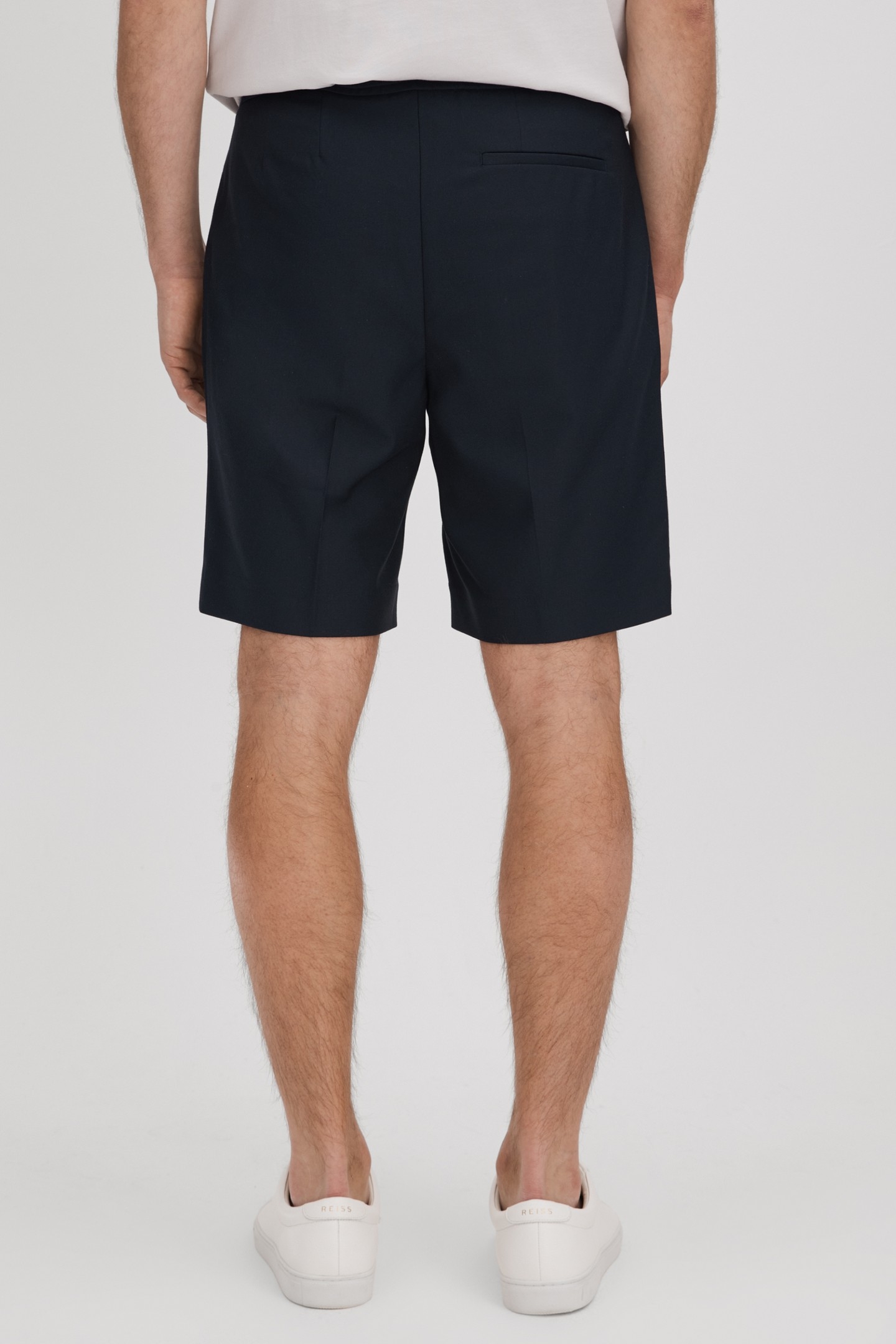 DRAWSTRING ELASTICATED WAIST SHORT NAVY 2