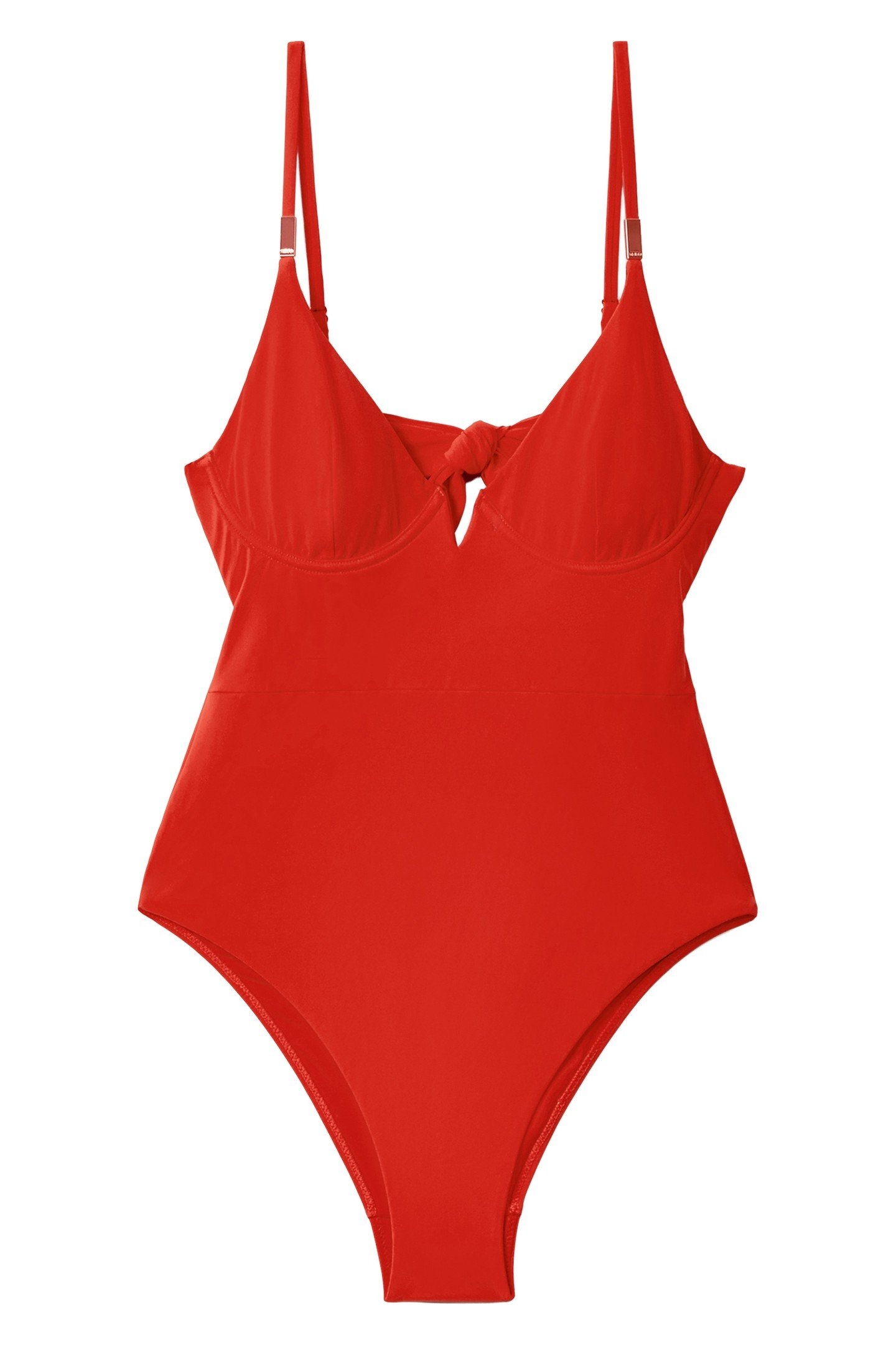 HALTER NECK SWIMSUIT RED 4