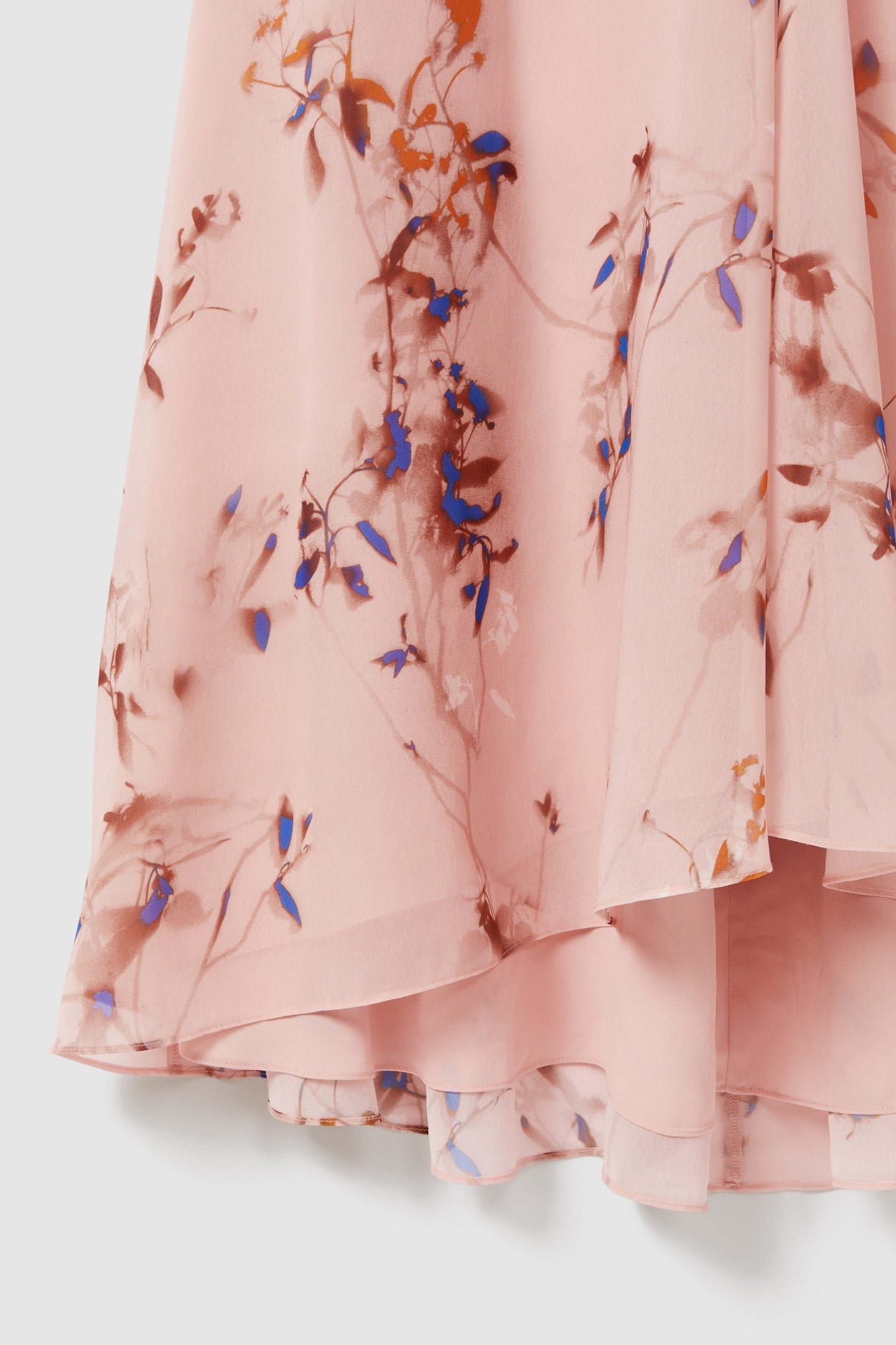 FLORAL PRINTED MIDI DRESS BLUSH 5