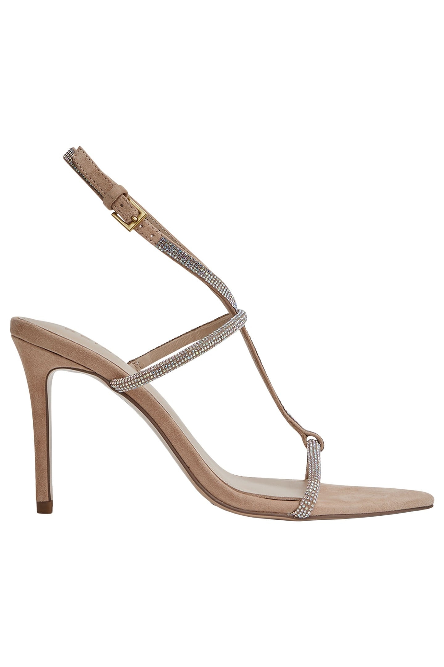 LEATHER HEELED SANDAL NUDE 1