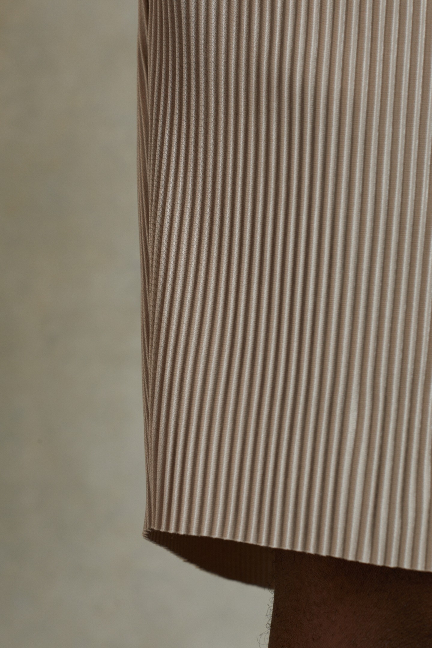 ELASTICATED WAIST PLISSE SHORT CHAMPAGNE 5