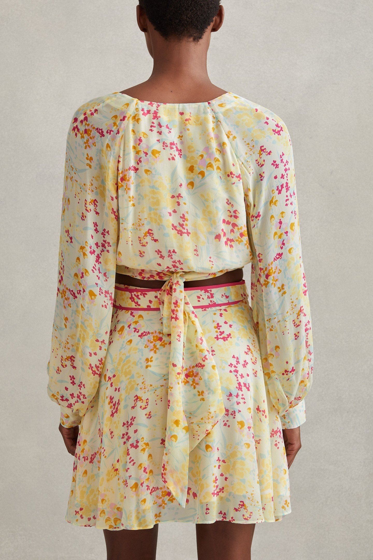 BUTTERCUP PRINTED BLOUSE PINK/YELLOW 4