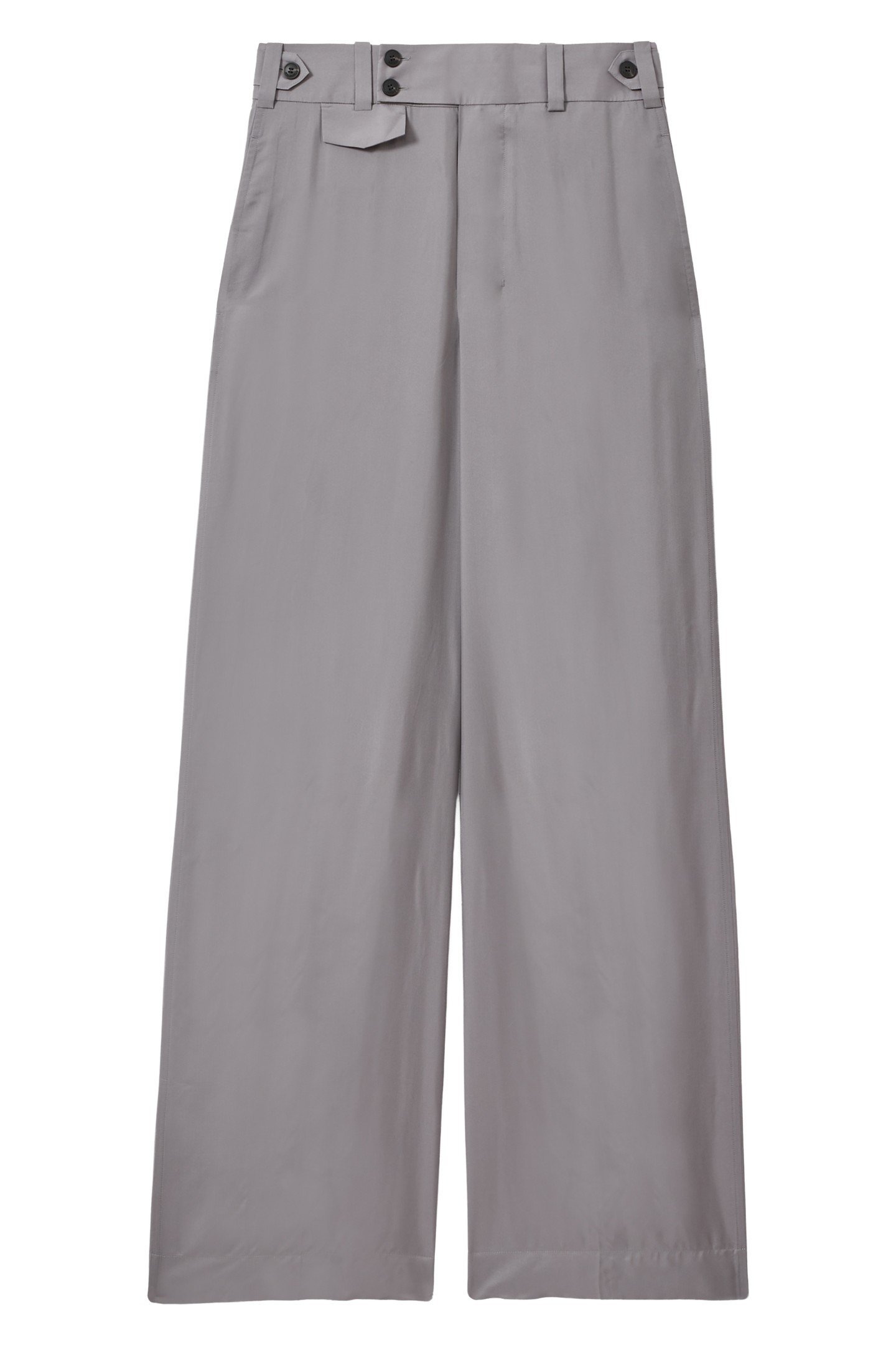 SILK BLEND TROUSER GREY 1