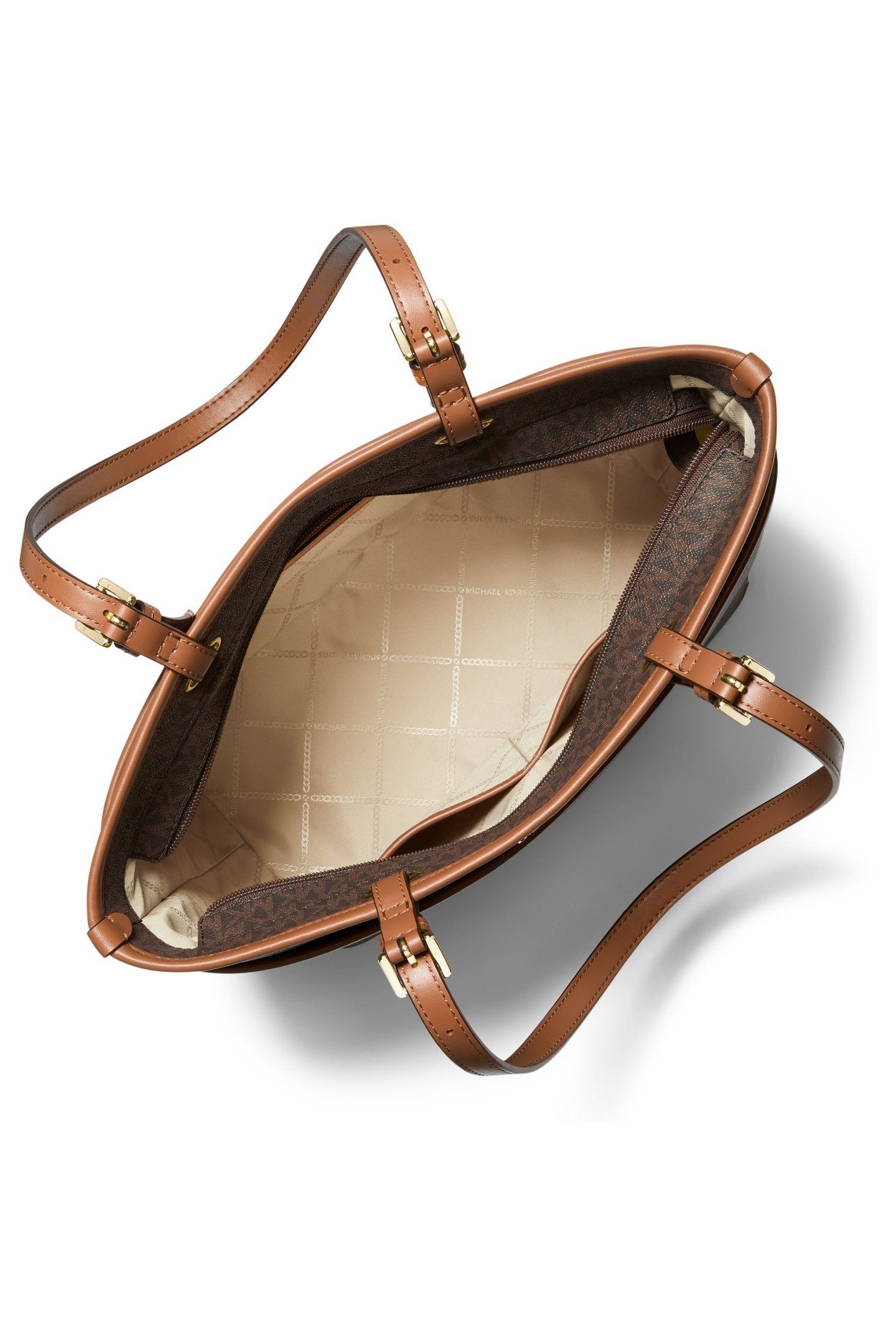 MEDIUM POCKET TOTE BAG BROWN/ACORN 2