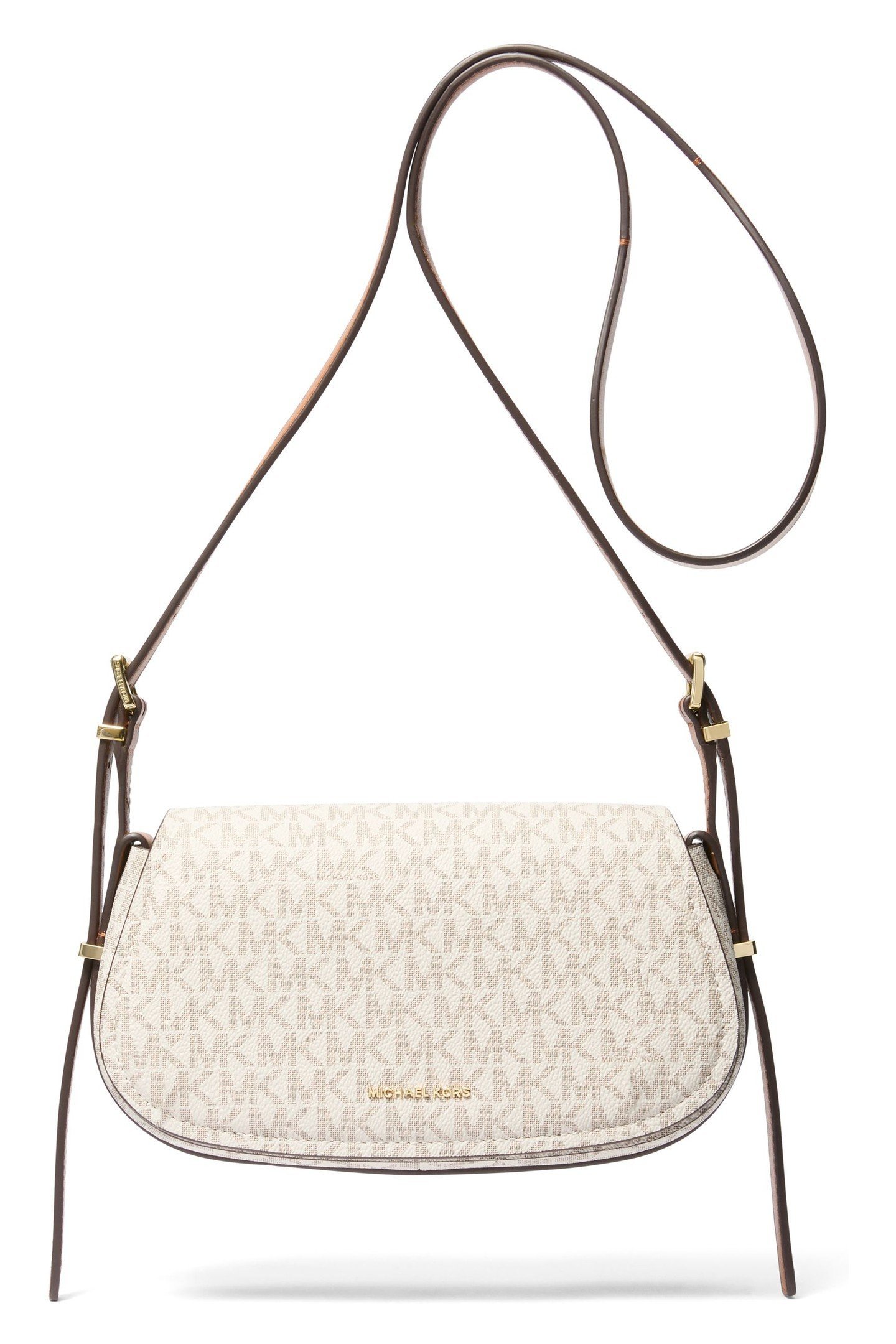 SMALL FLAP XBODY BAG VANILLA/ACORN 1