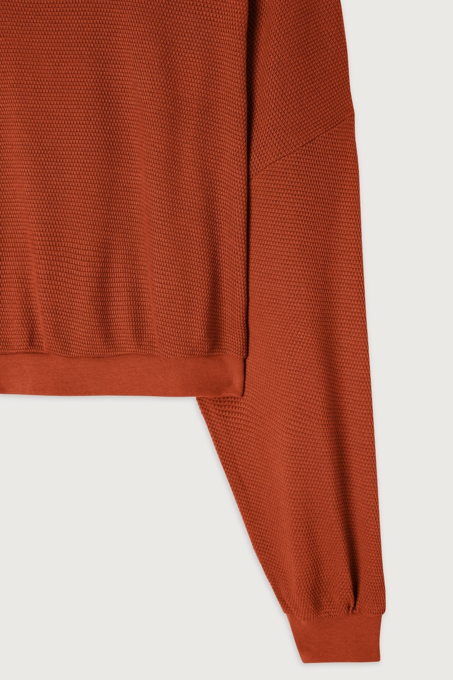 LONG-SLEEVED CREW NECK SWEATSHIRT FOGGY 2