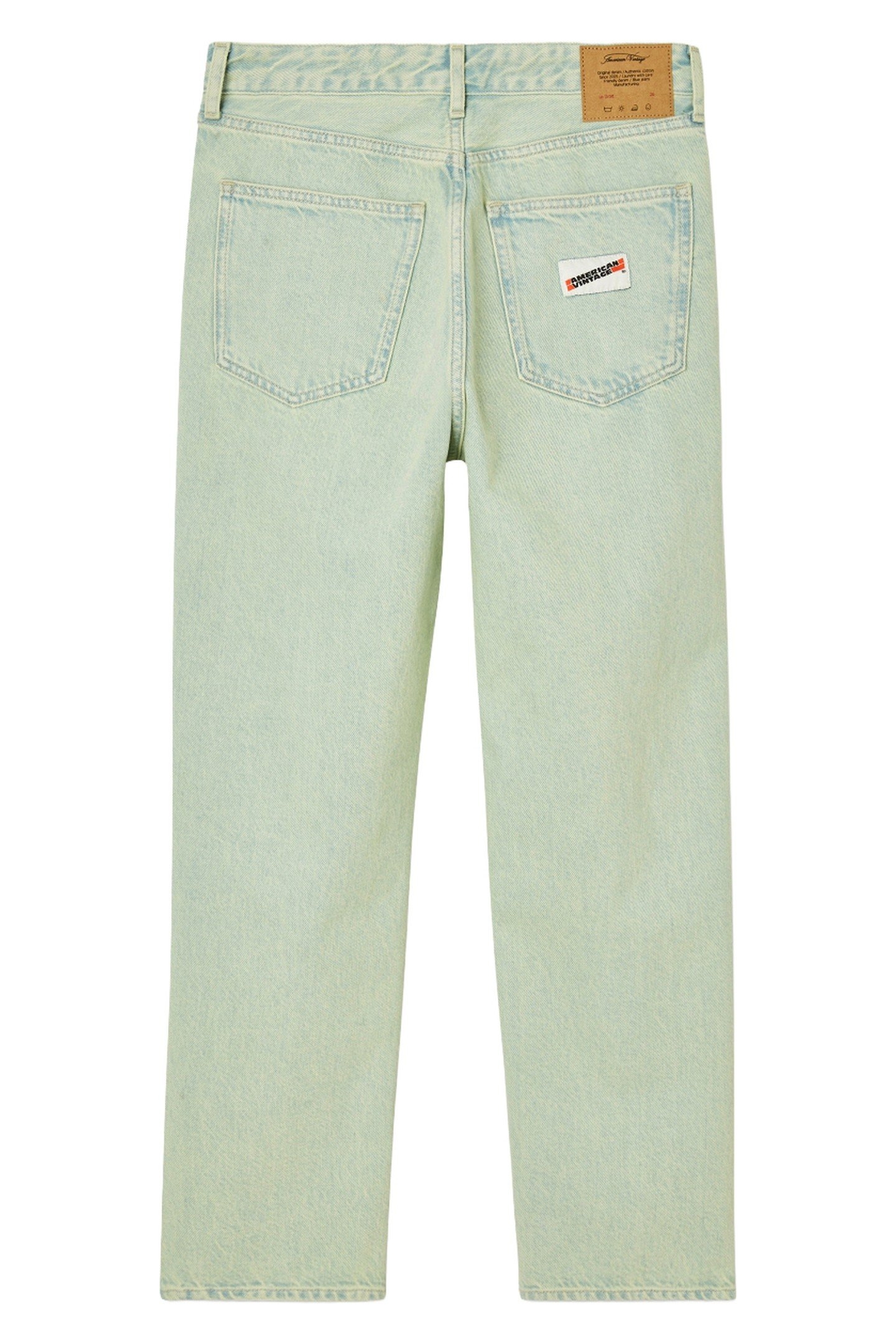 5 POCKETS THE RIGHT JEANS OVER GREEN DYE 3
