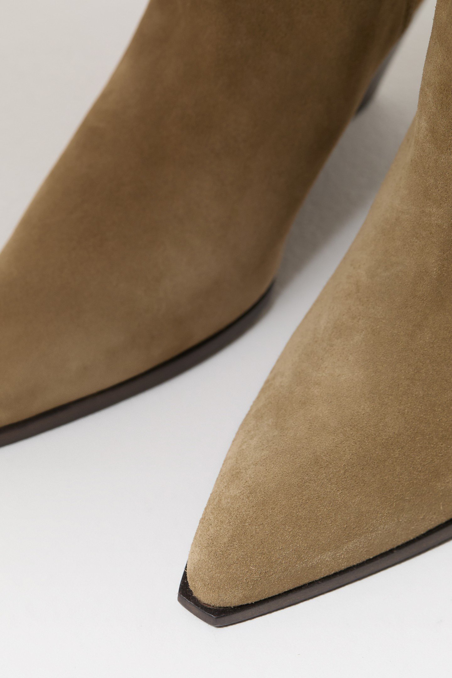 WEDGE BOOT SHOES TAUPE BEIGE 5