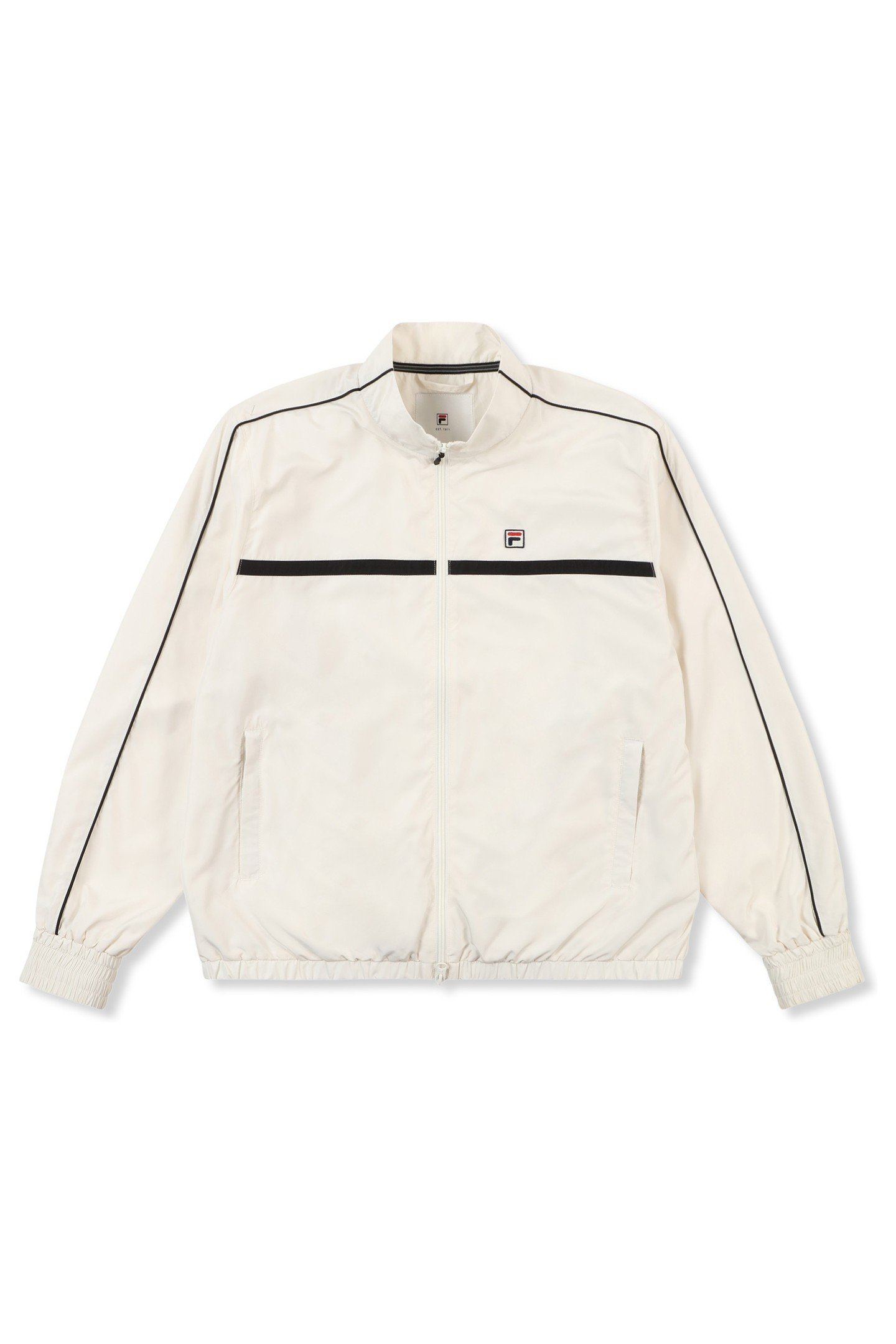 SAN SIRO OVERSIZED WOVEN TRACK JACKET EGRET 5