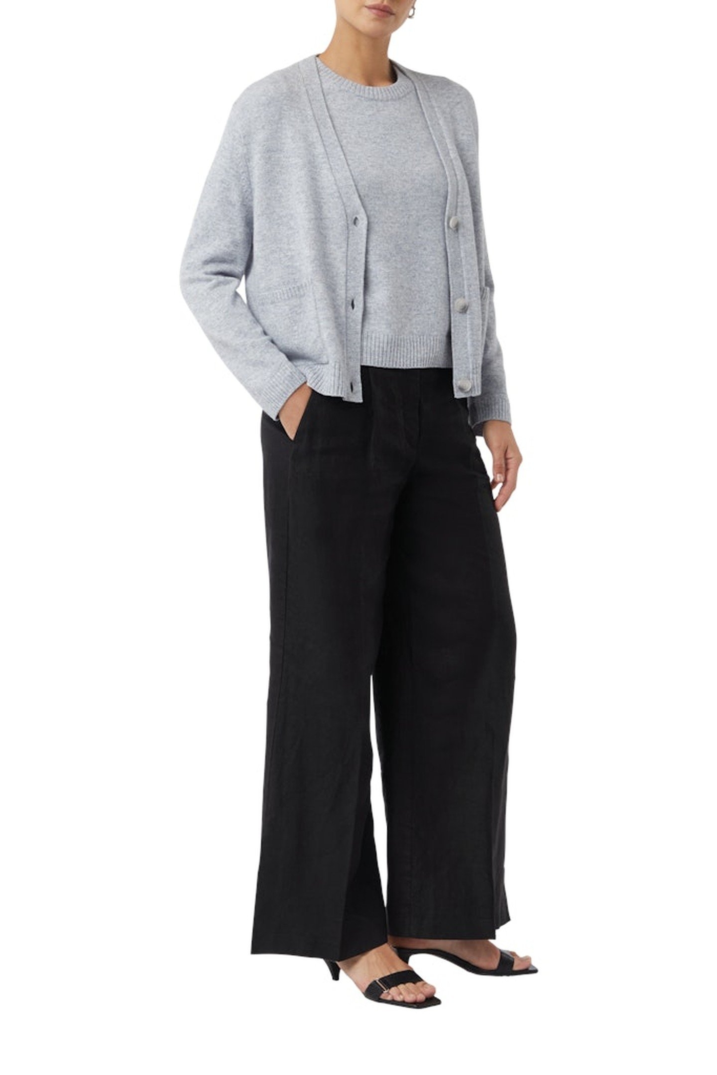 COMMA CARDIGAN LIGHT GREY 4