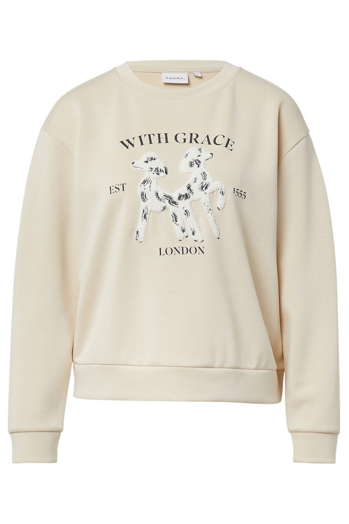 COMMA SWEATSHIRTS BEIGE 1