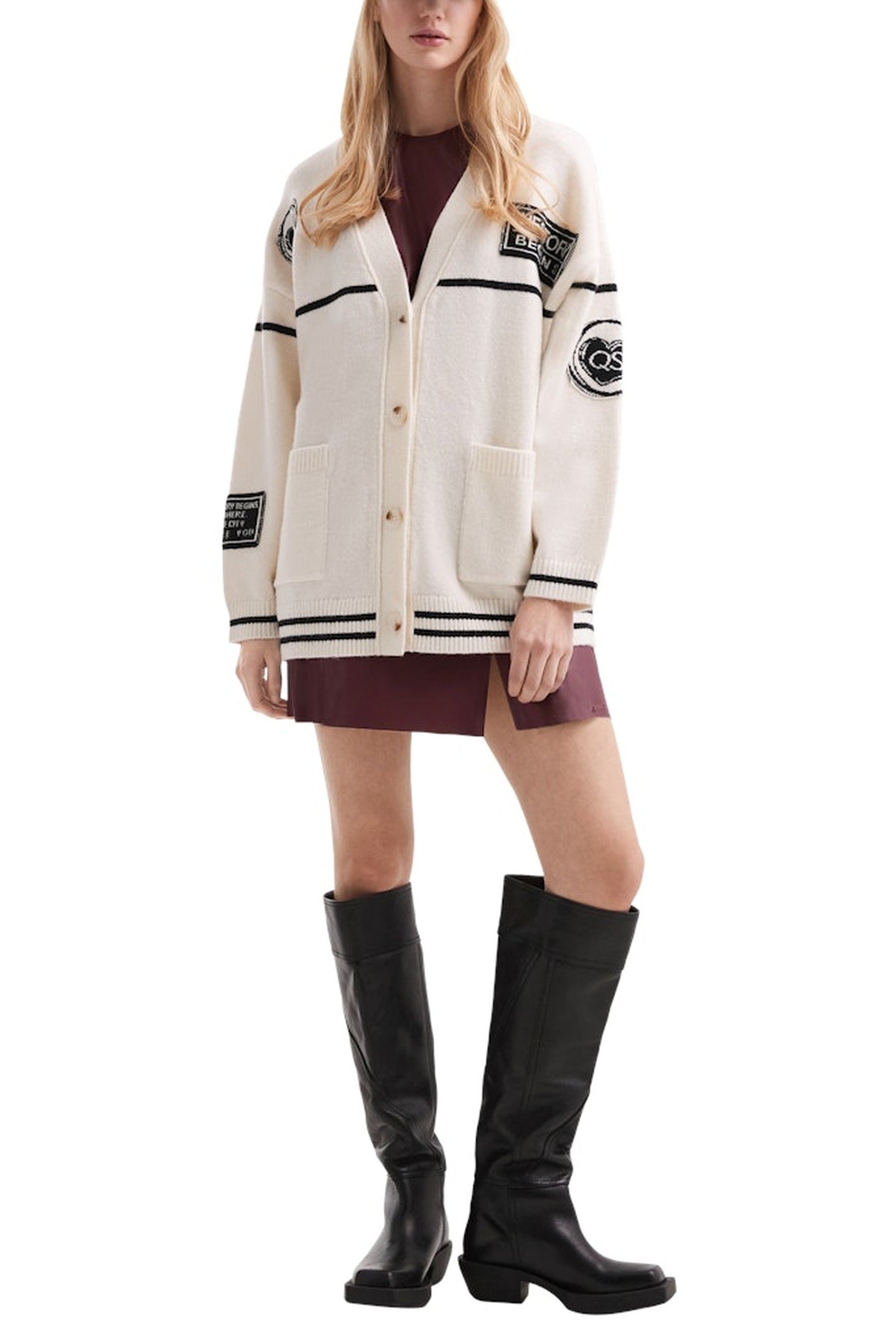 S.OLIVER-QS CARDIGAN OFFWHITE 4