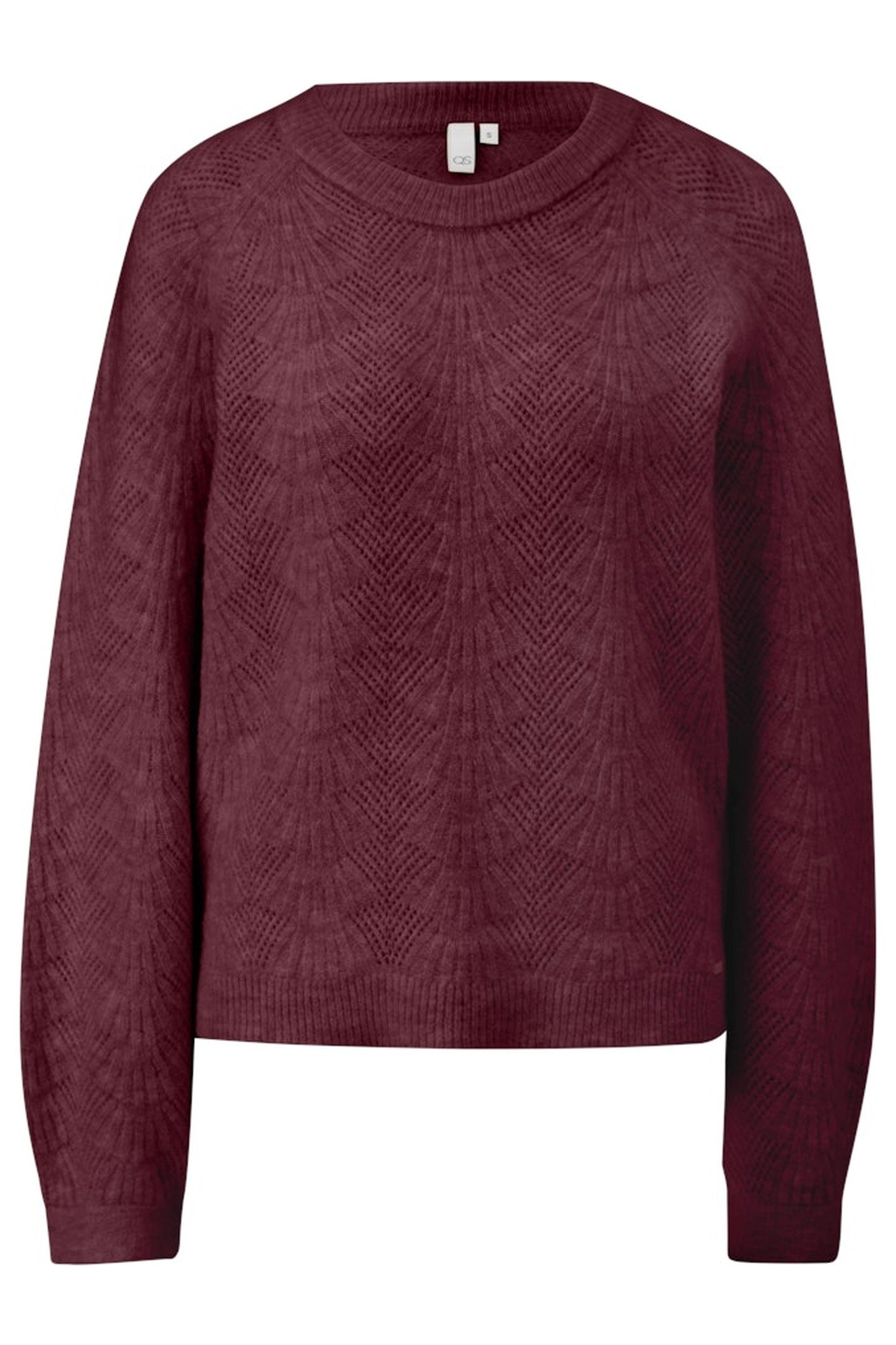 S.OLIVER-QS PULLOVER BURGUNDY 1