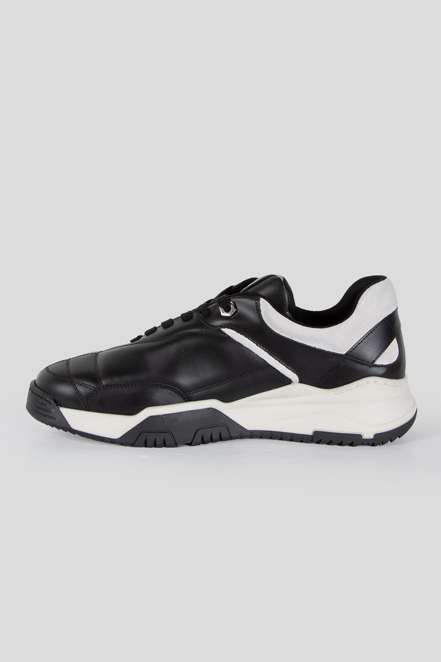 CHUNKY FOOTBALL SNEAKERS BLACK/WHITE 2