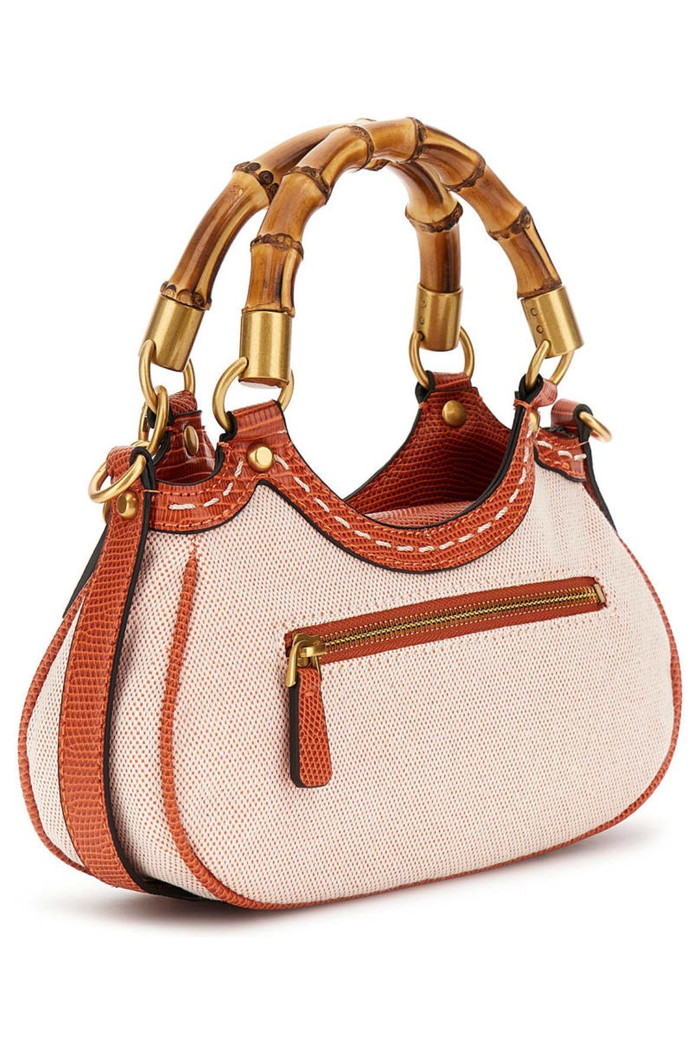 ZABRY BAMBOO SATCHEL ORANGE 5