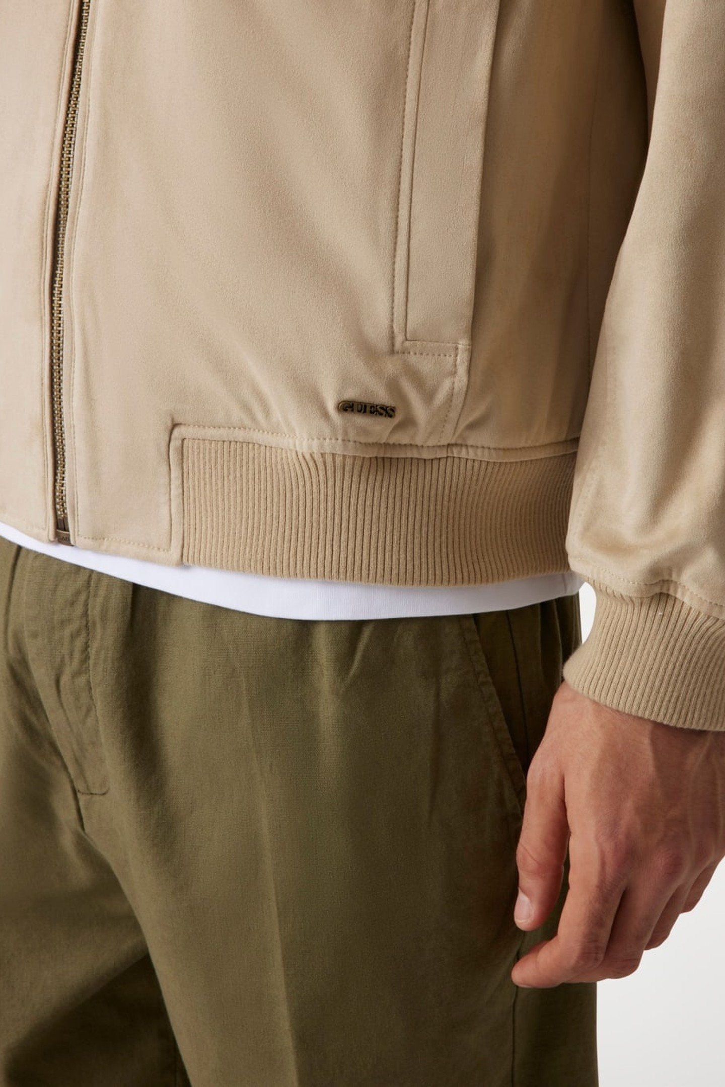 SUEDE BOMBER PROSECCO 7