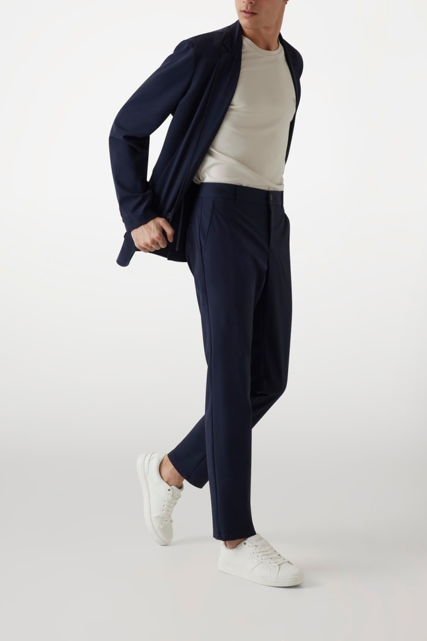 MYRON DRESSY PANTS SMART BLUE 3