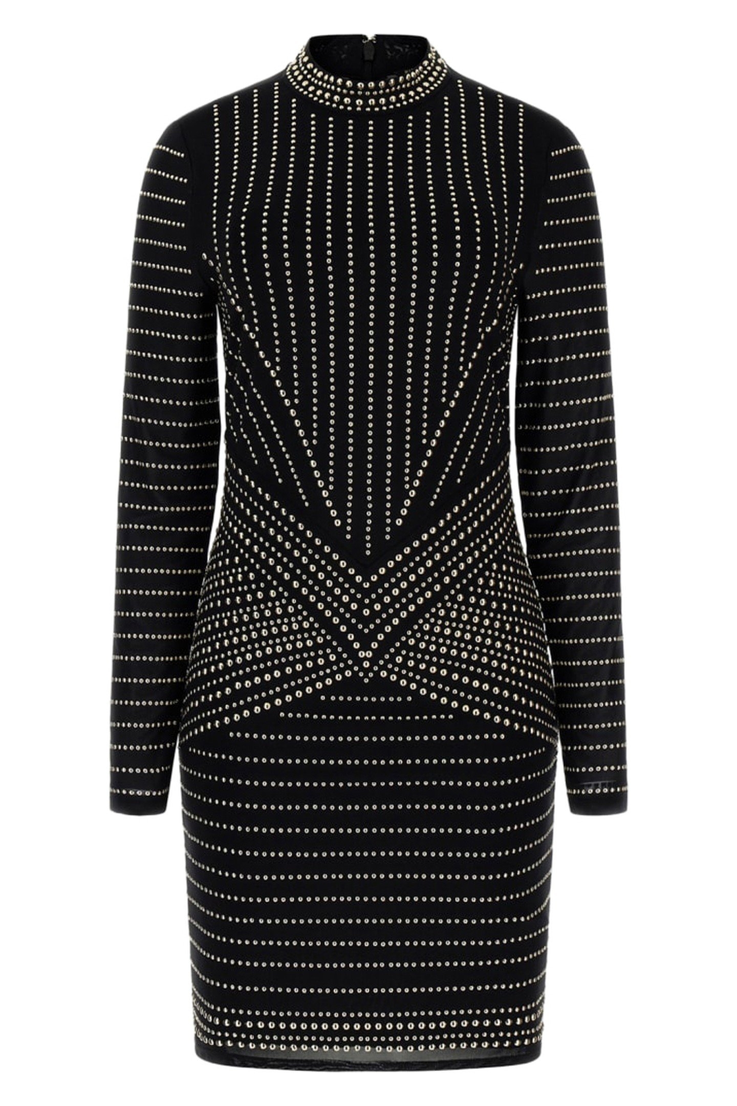 KRISTAL DRESS JET BLACK MULTI 4