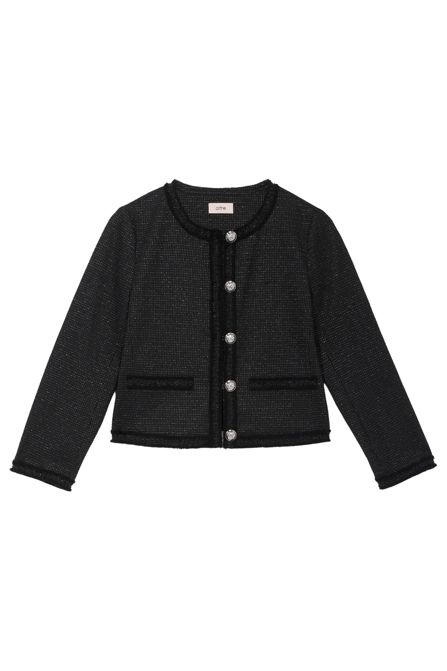 SHORT TWEED JACKET BLACK 3