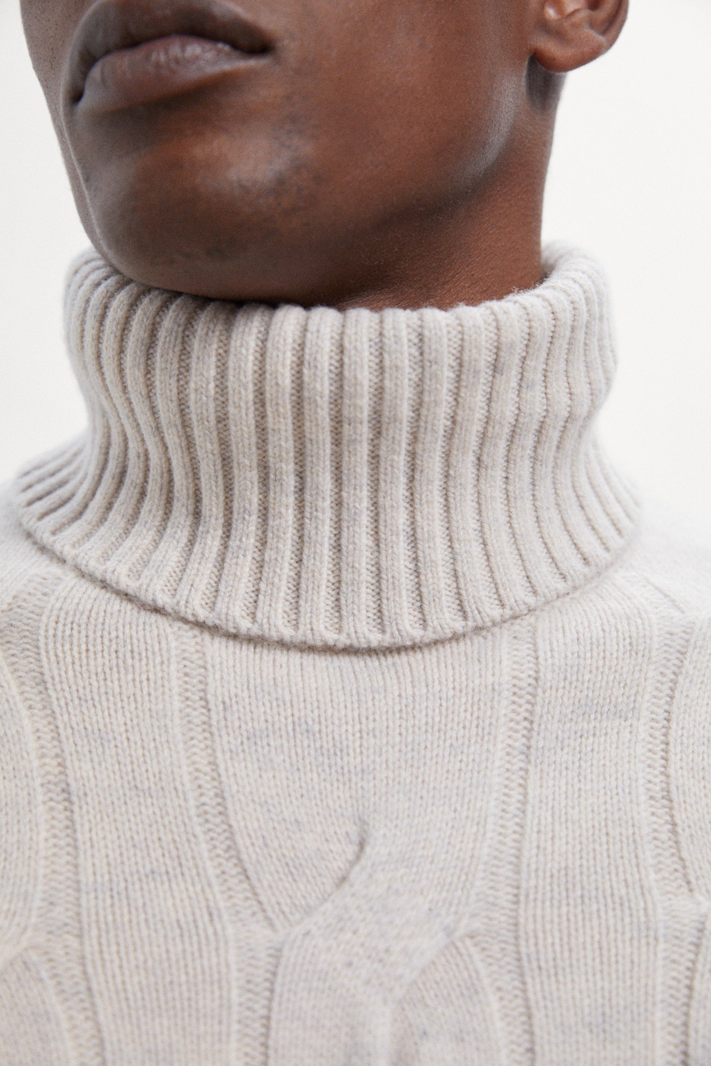 NEW BRUNALF KNIT BEIGE MELANGE 3