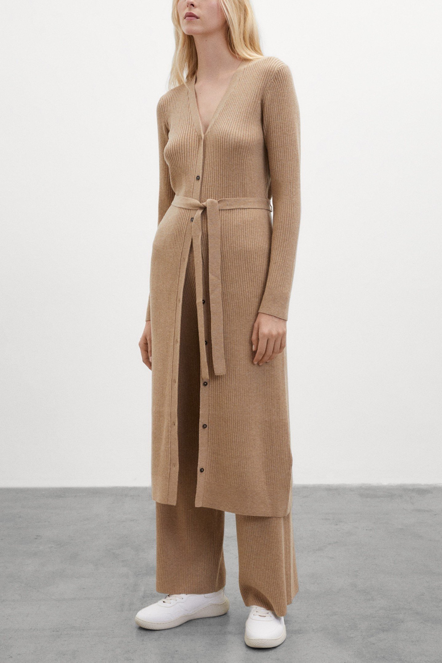 ROMEROALF KNIT CAMEL MELANGE 2