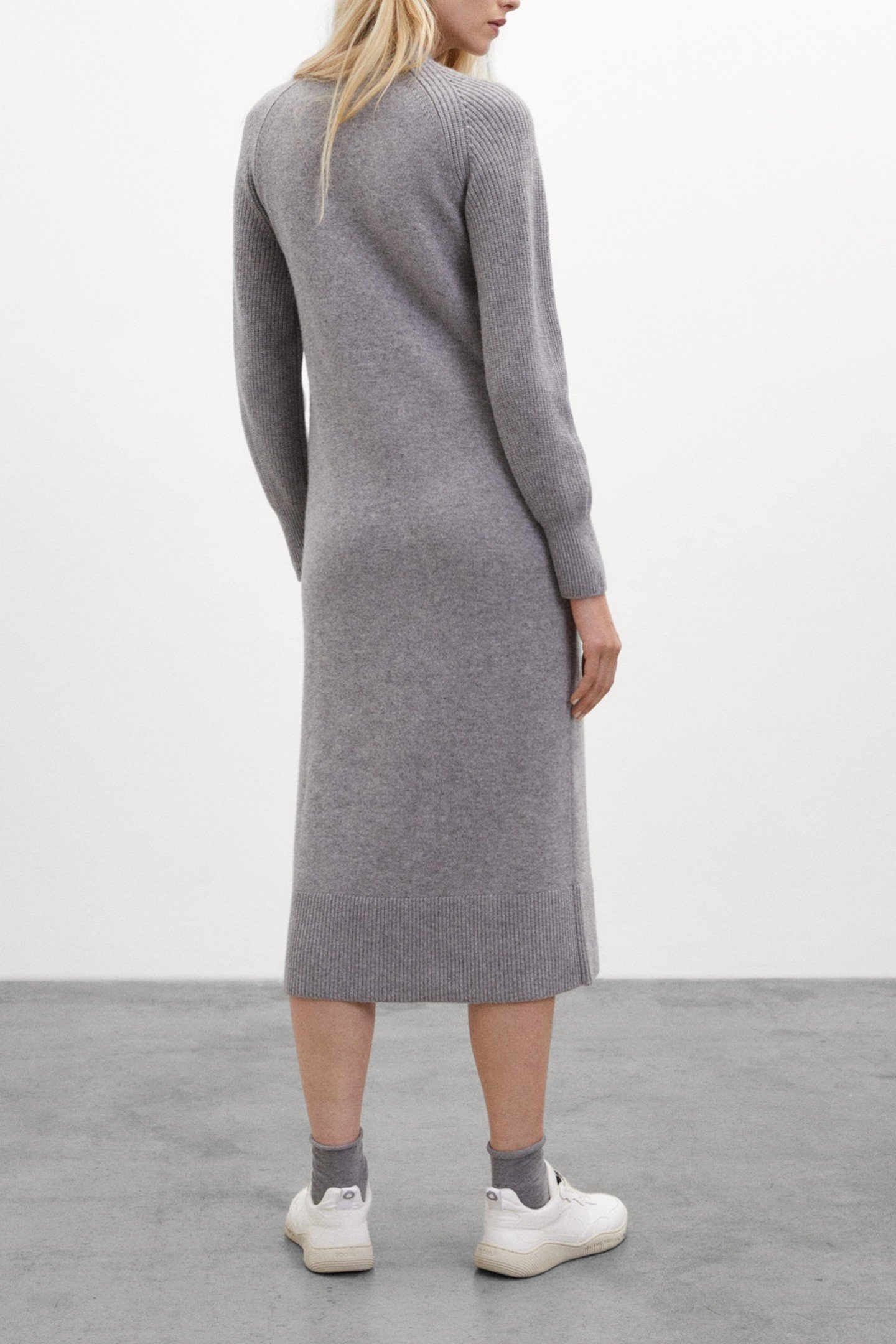 TEJOALF DRESS GREY MELANGE 3