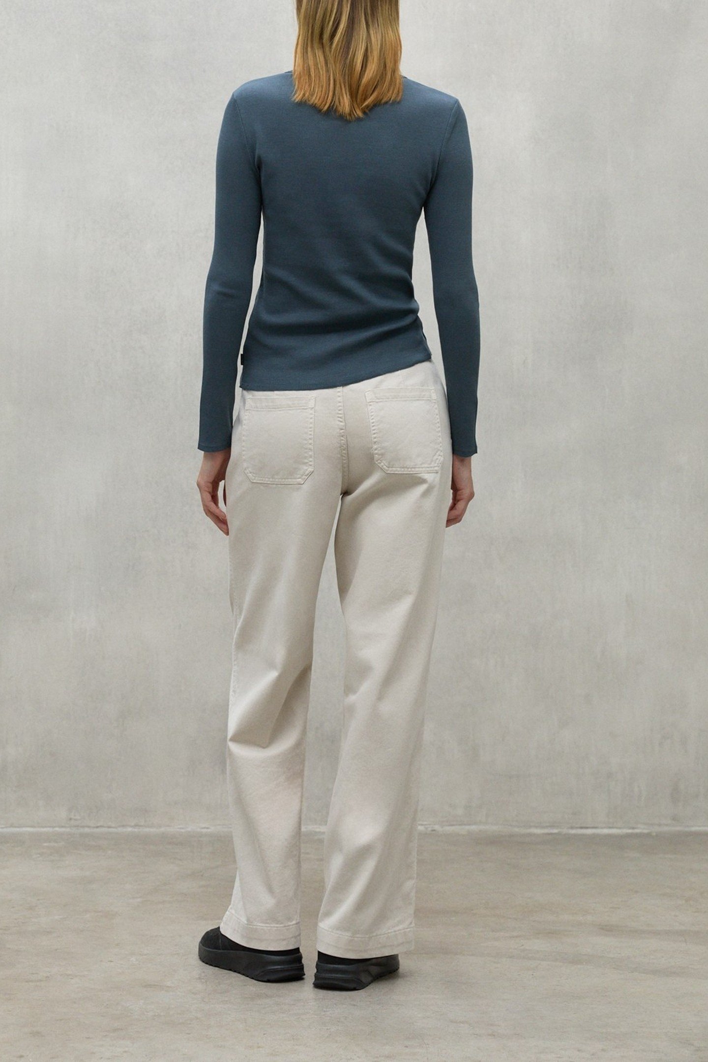 SINESALF LONG SLEEVE T-SHIRT STEEL BLUE 3