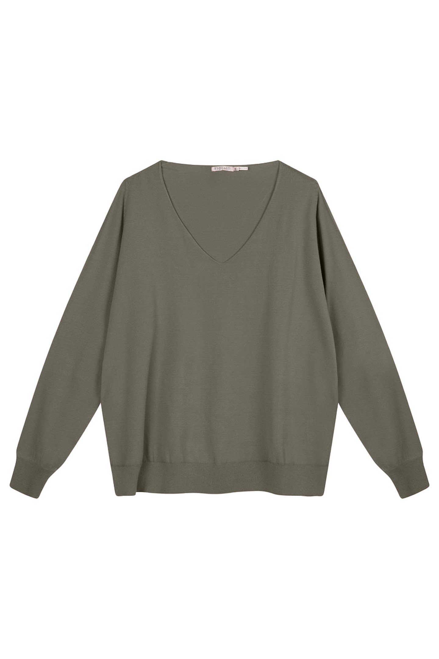 SWEATER RAGLAN V NECK LEAF GREEN 1