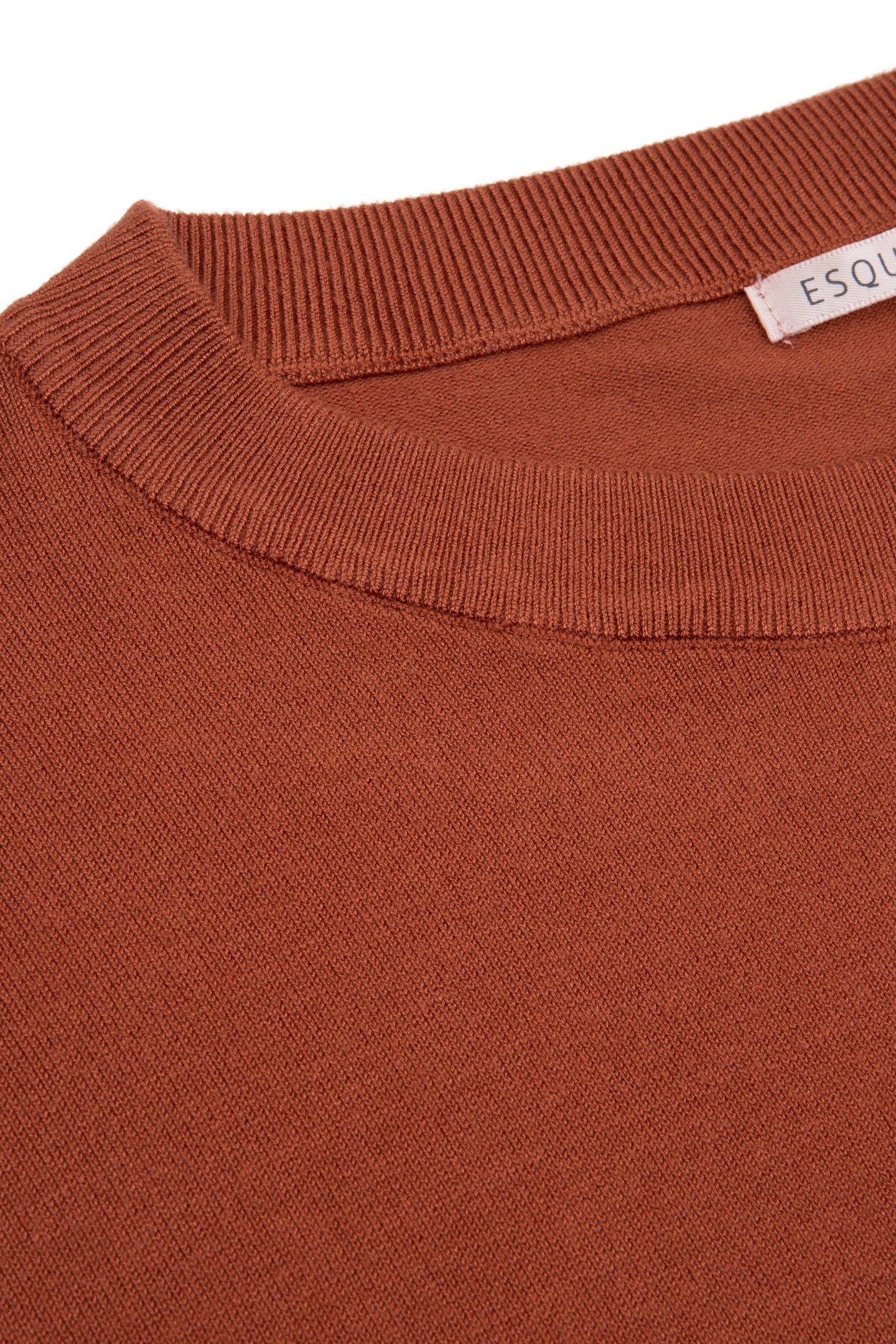 SWEATER BASIC BOXY COPPER BROWN 7