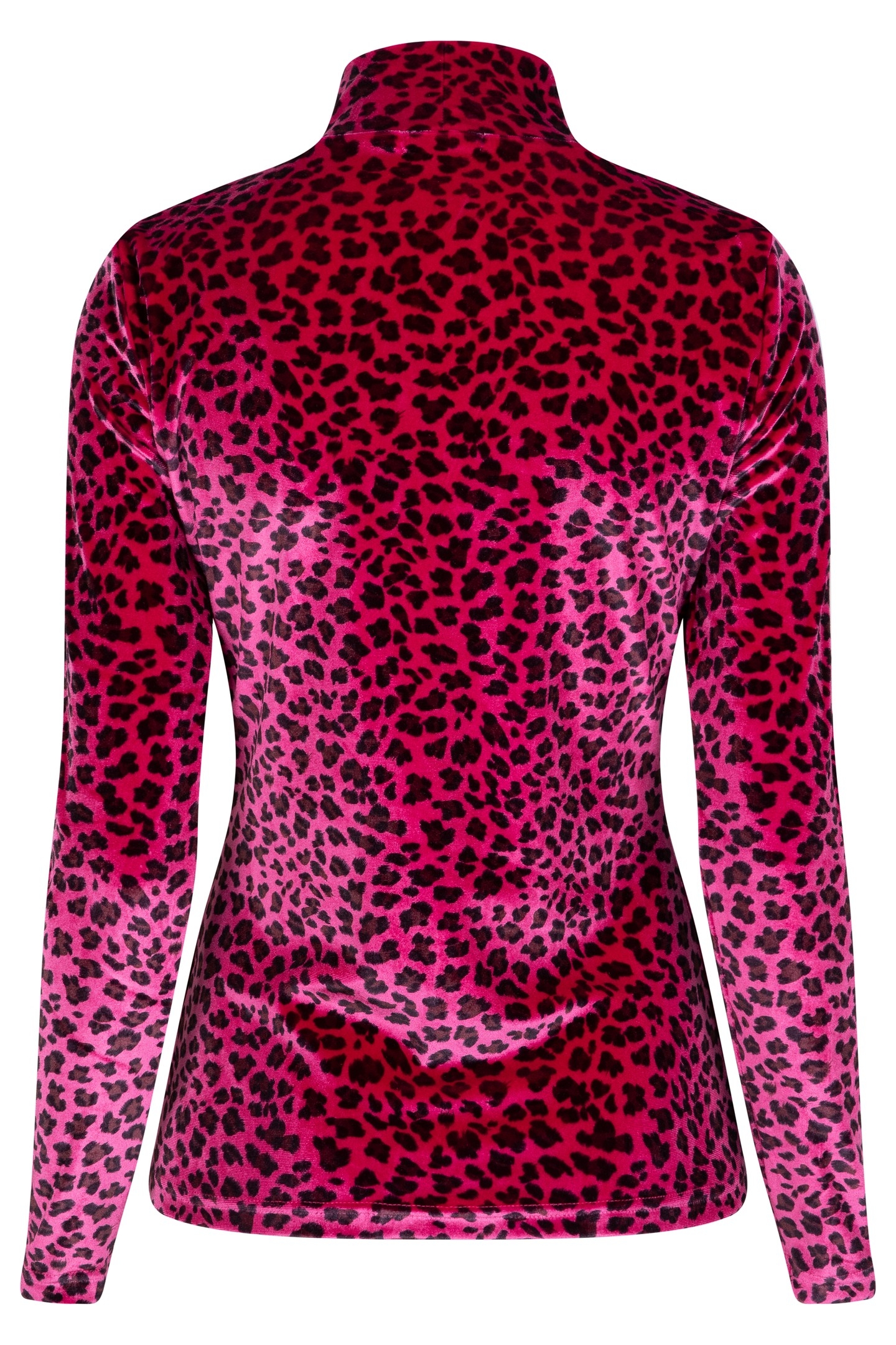 TOP VELOURS PRINTED ANIMAL PINK 2